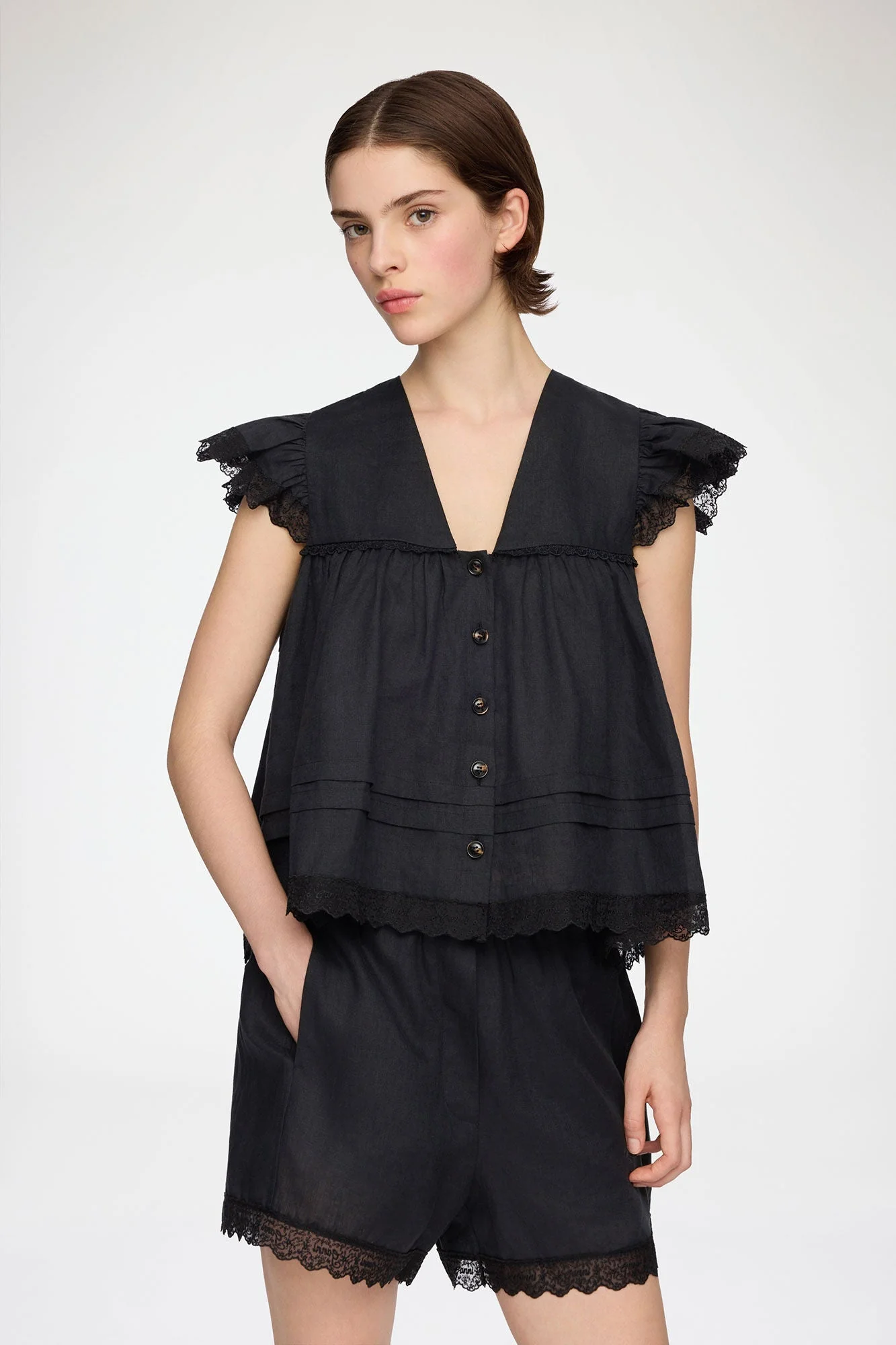 Angel Sleeve Blouse - Image 3