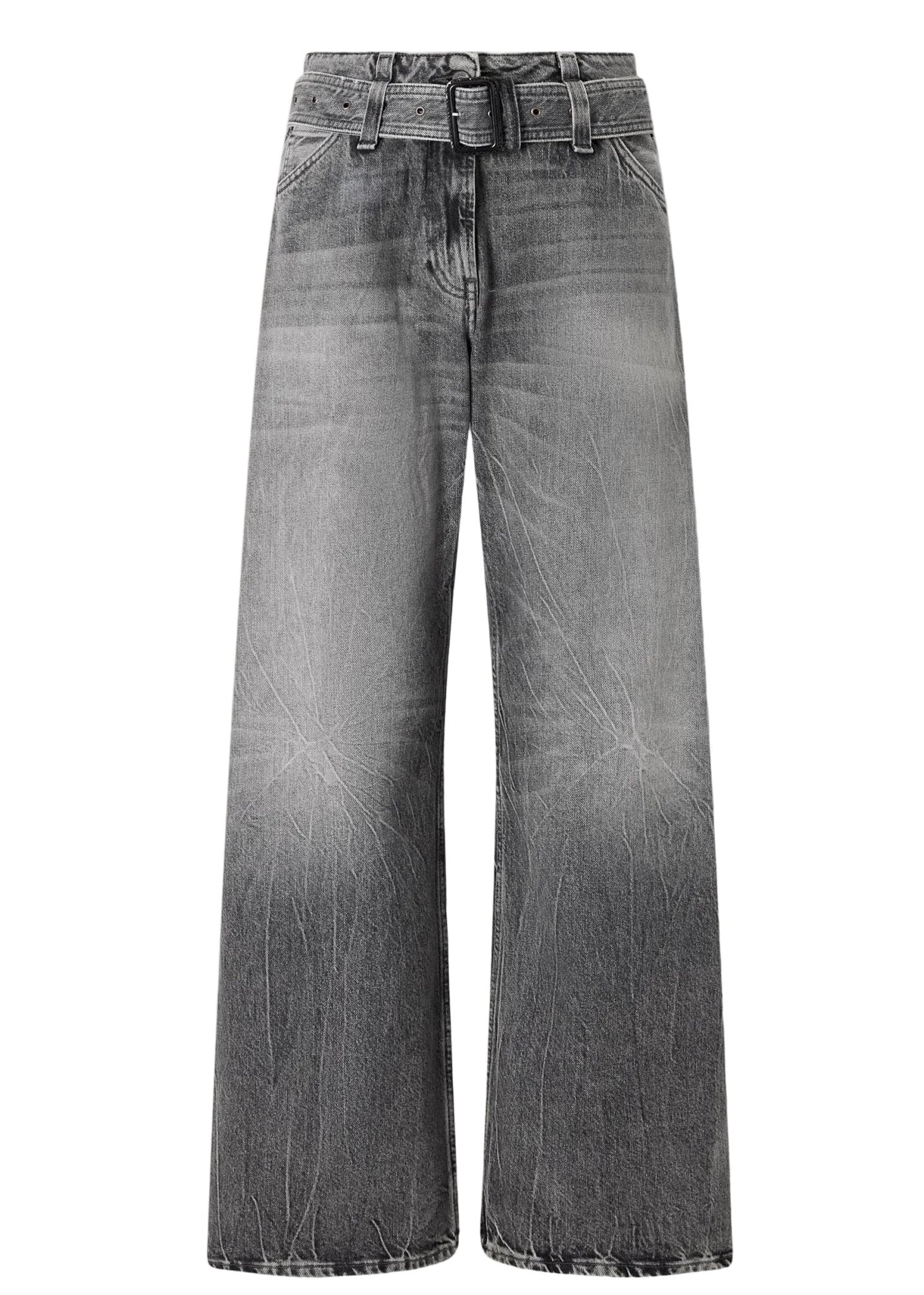 Belted Jeans