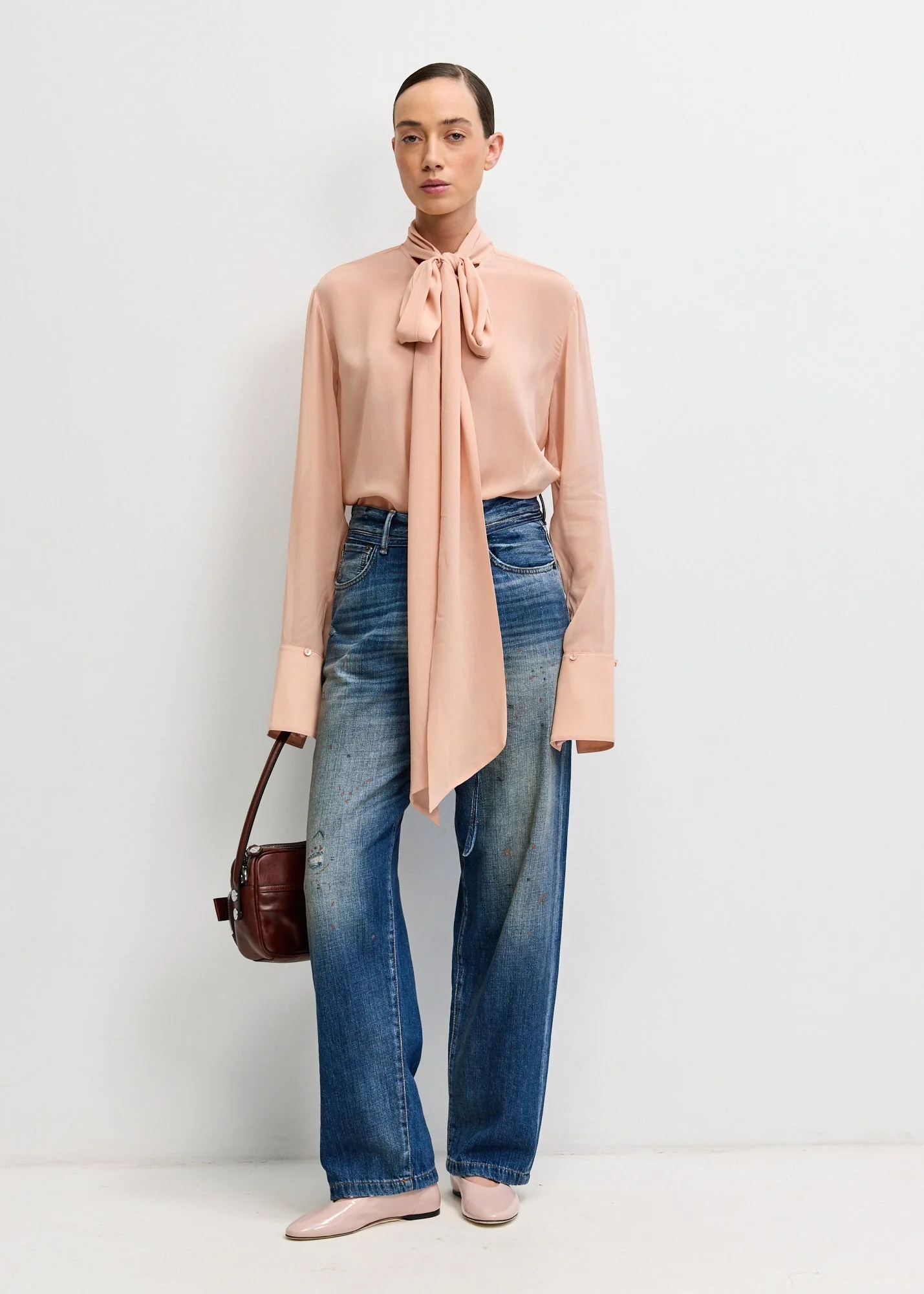 Blouse With Scarf - Image 3