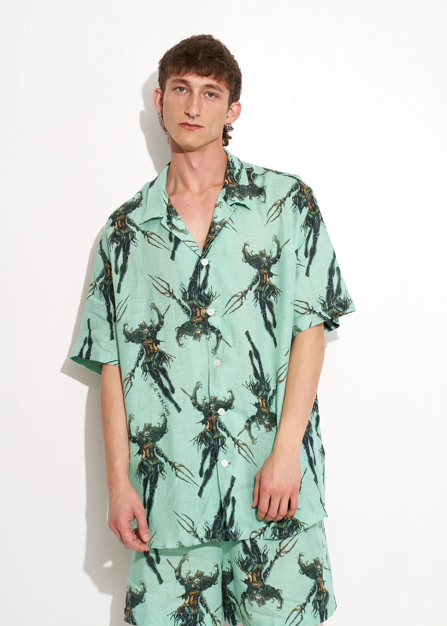 Button-Up Shirt Printed - Image 3