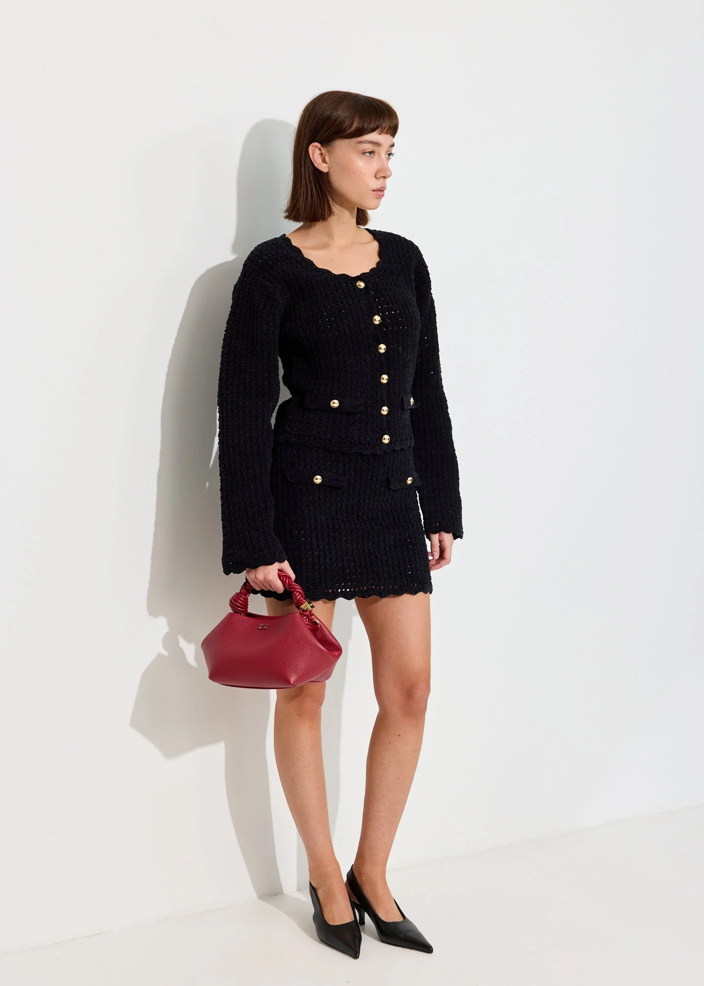 Chenille Crochet Skirt - Image 3