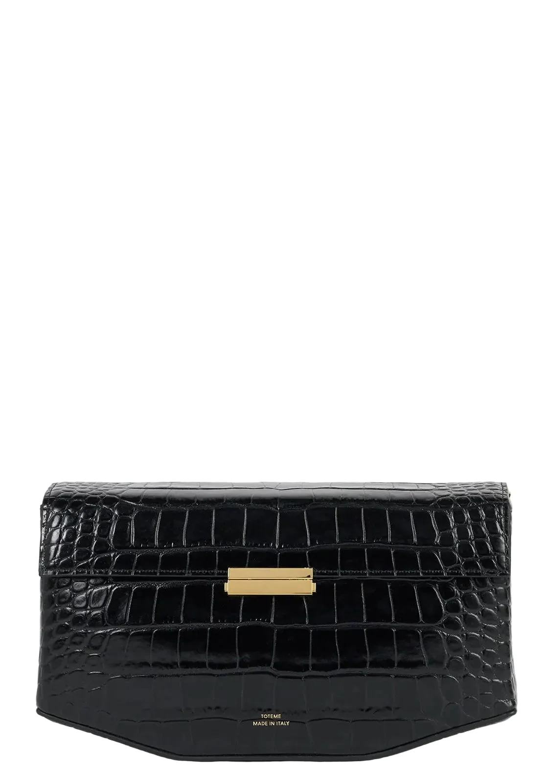 Clip Croco-Embossed Shoulder