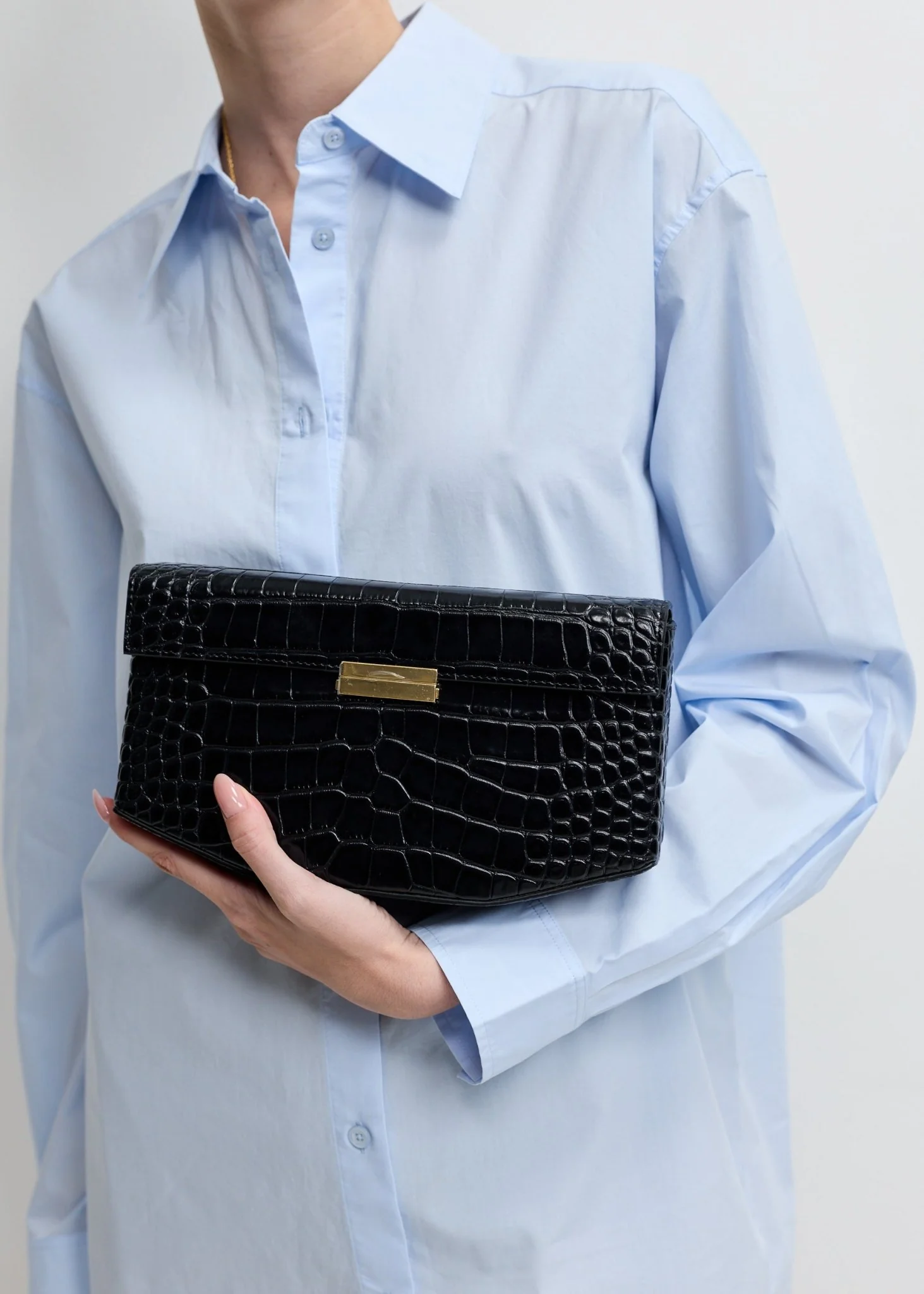 Clip Croco-Embossed Shoulder - Image 2