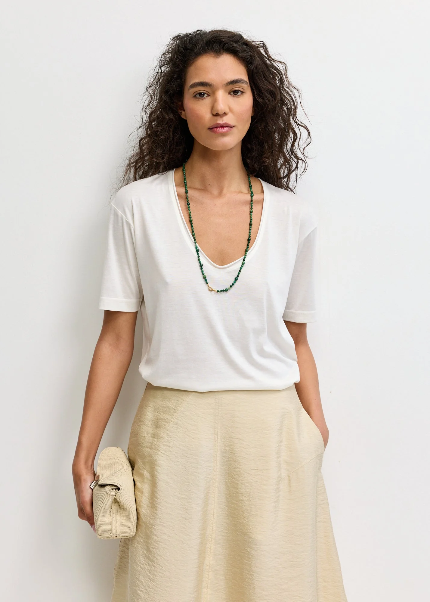 Cotton Silk Tee - Image 3