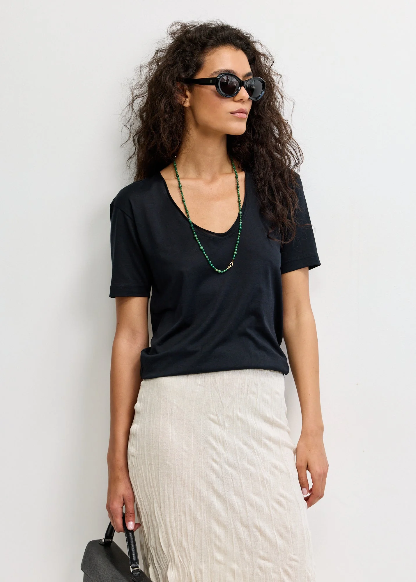 Cotton Silk Tee - Image 3