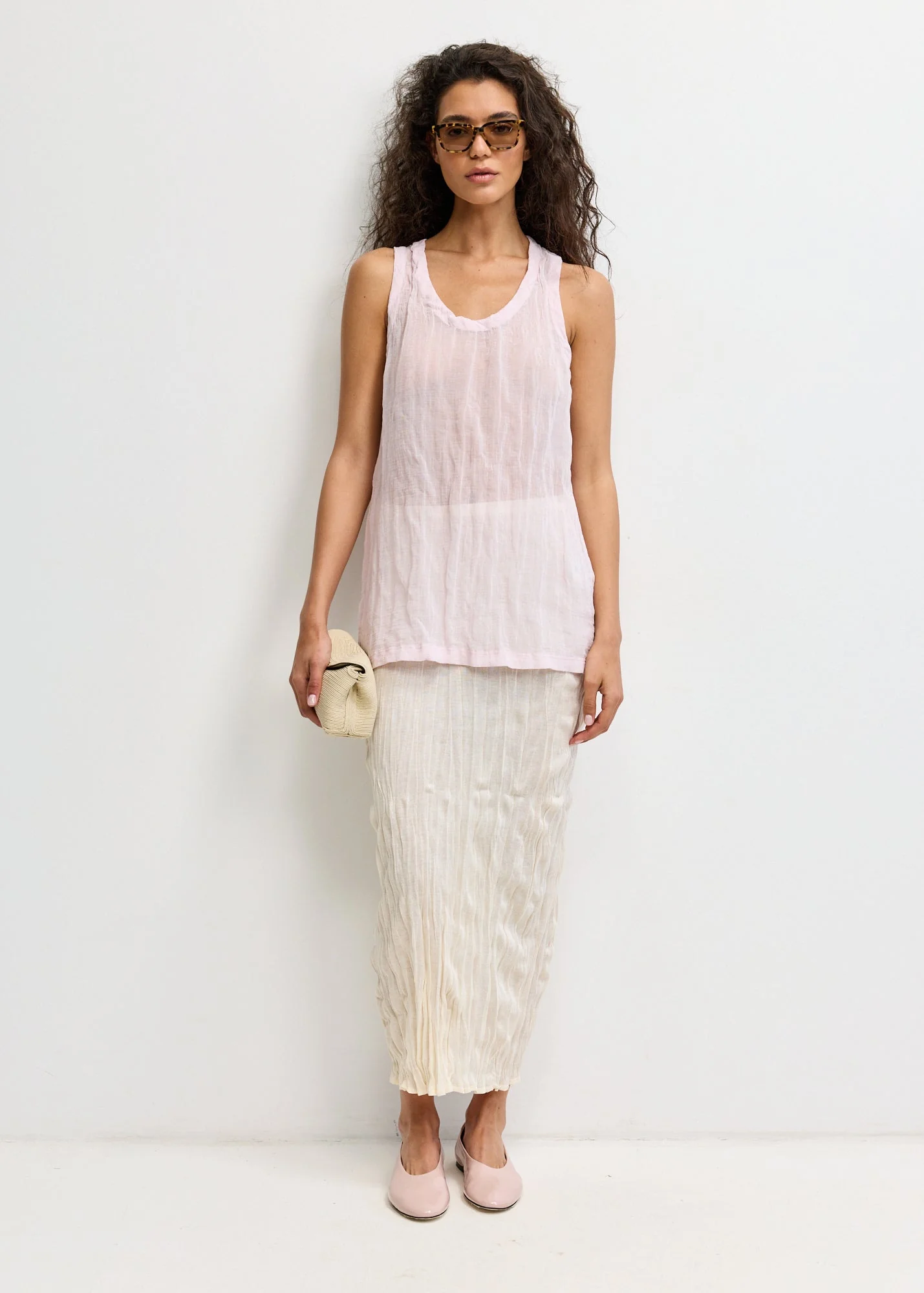 Crinkled Gauze Tank - Image 2