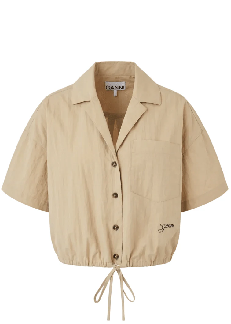 Cropped Bowling Shirt
