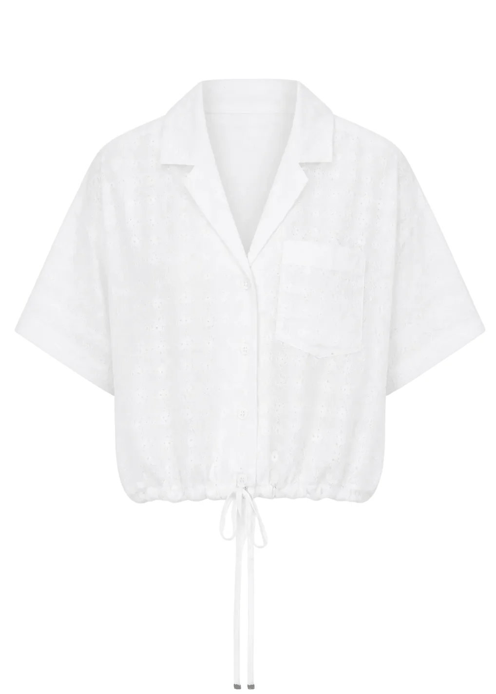 Cropped Bowling Shirt
