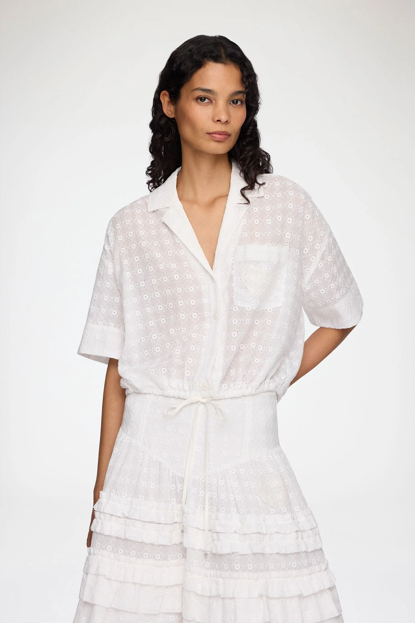 Cropped Bowling Shirt - Image 2