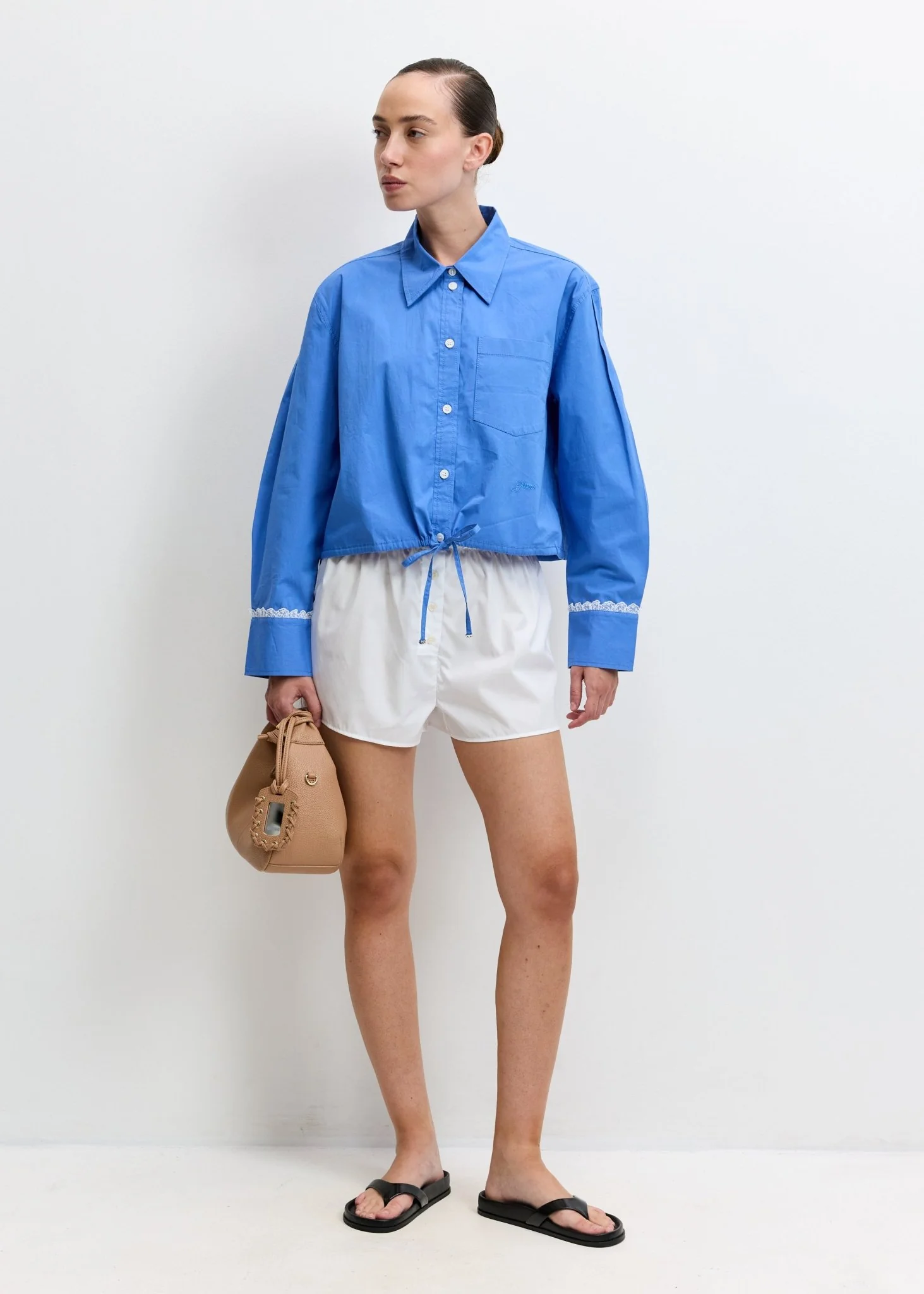Cropped Bowling Shirt - Image 2