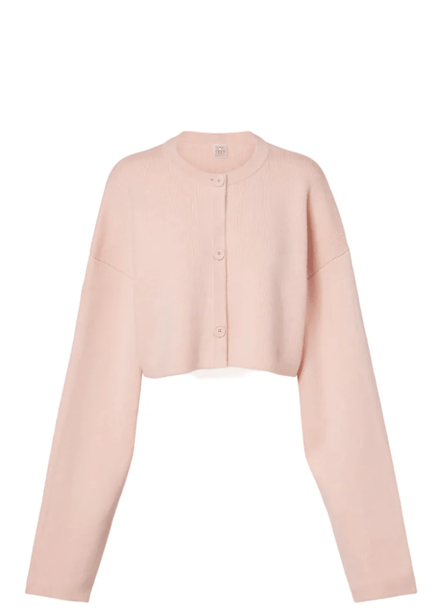 Cropped Oversized Cardigan
