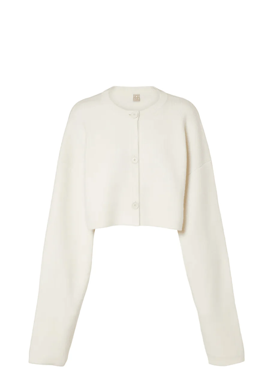 Cropped Oversized Cardigan