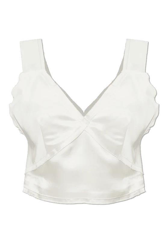 Cropped Satin Camisole