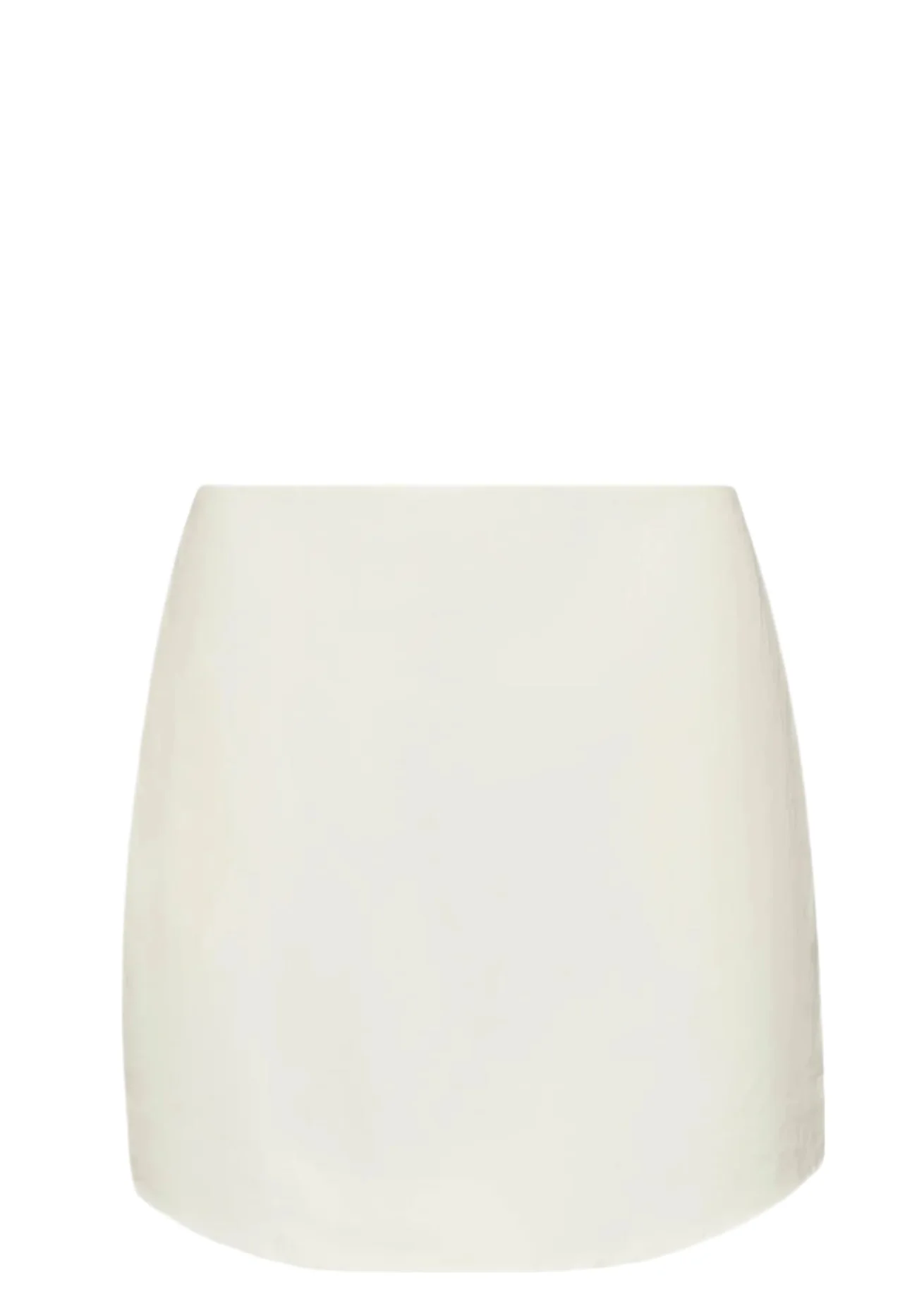 Curved Hem Mini Skirt