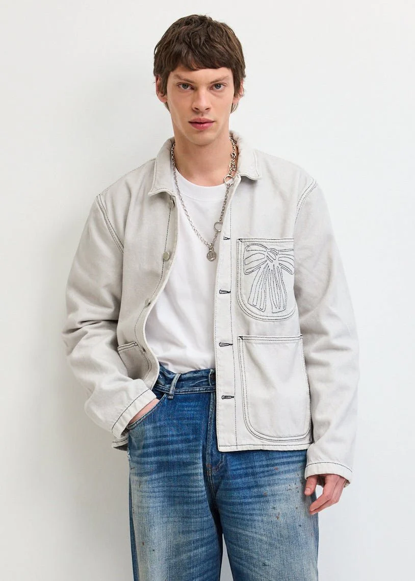 Denim Blouson Jacket