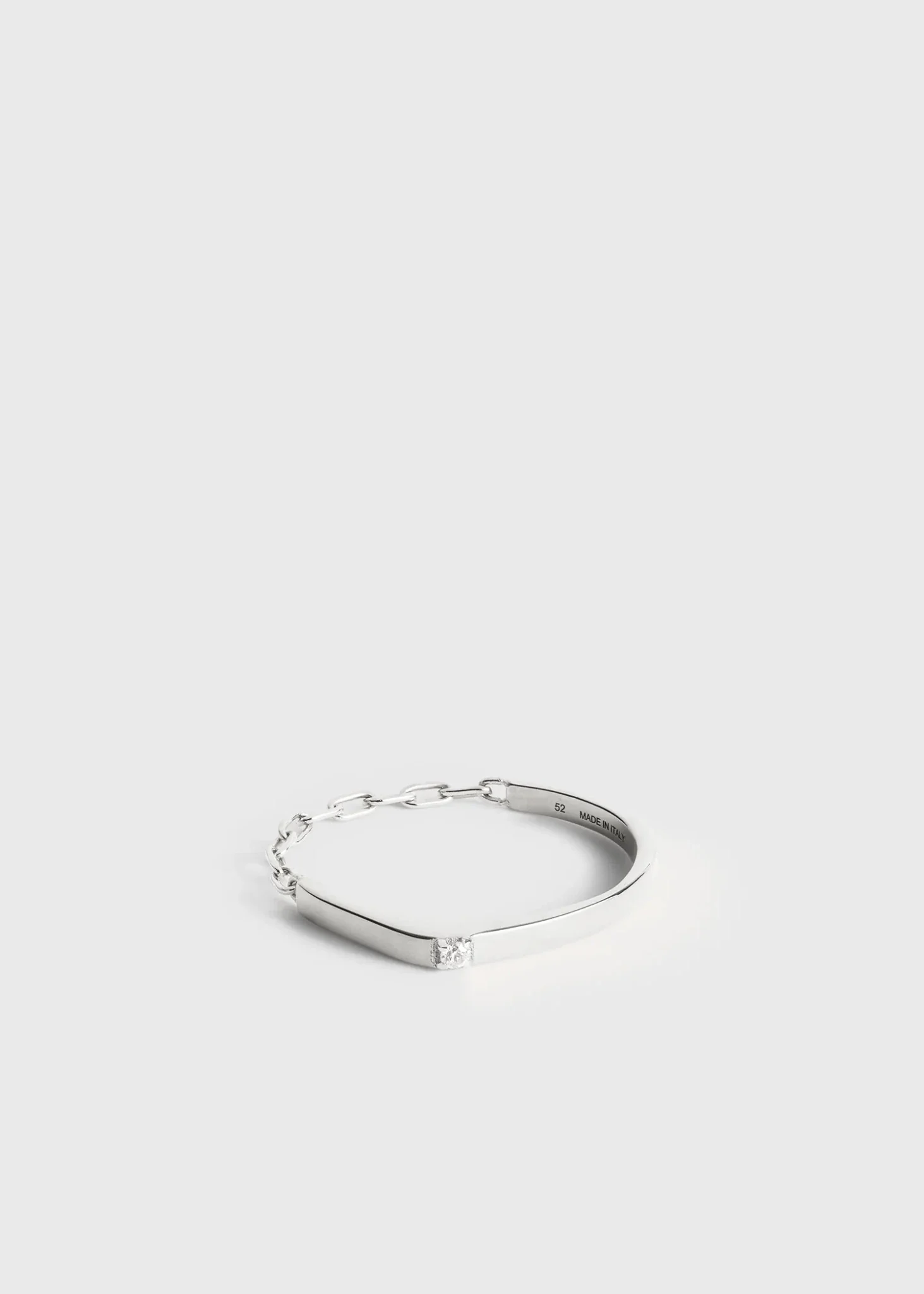 Diamond Chain Ring 18kt - Image 2