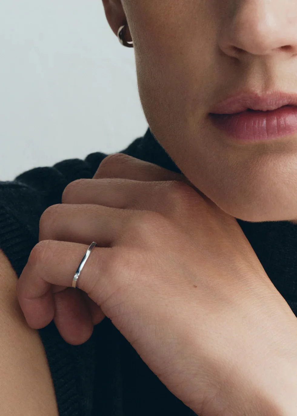 Diamond Chain Ring 18kt - Image 4
