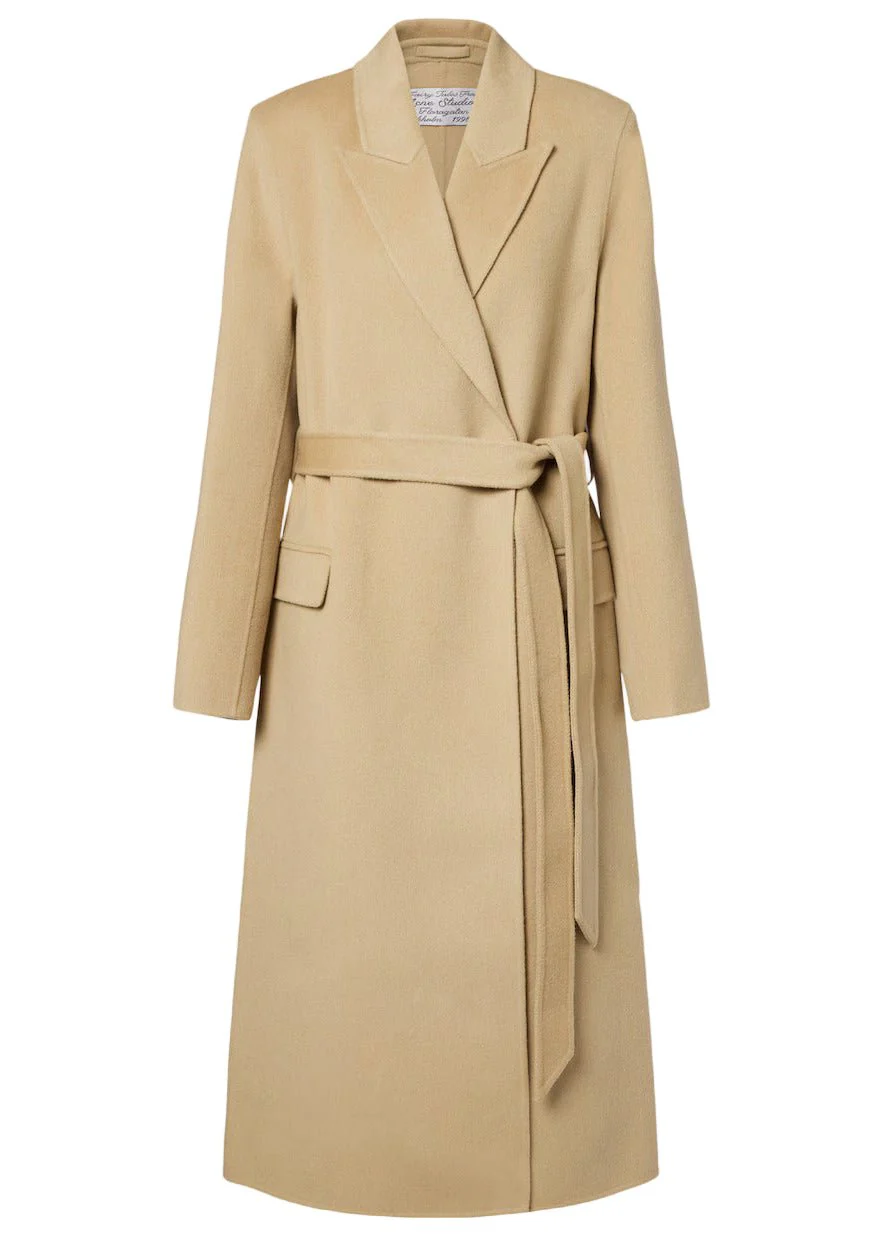 Double-Breasted Cashmere Coat