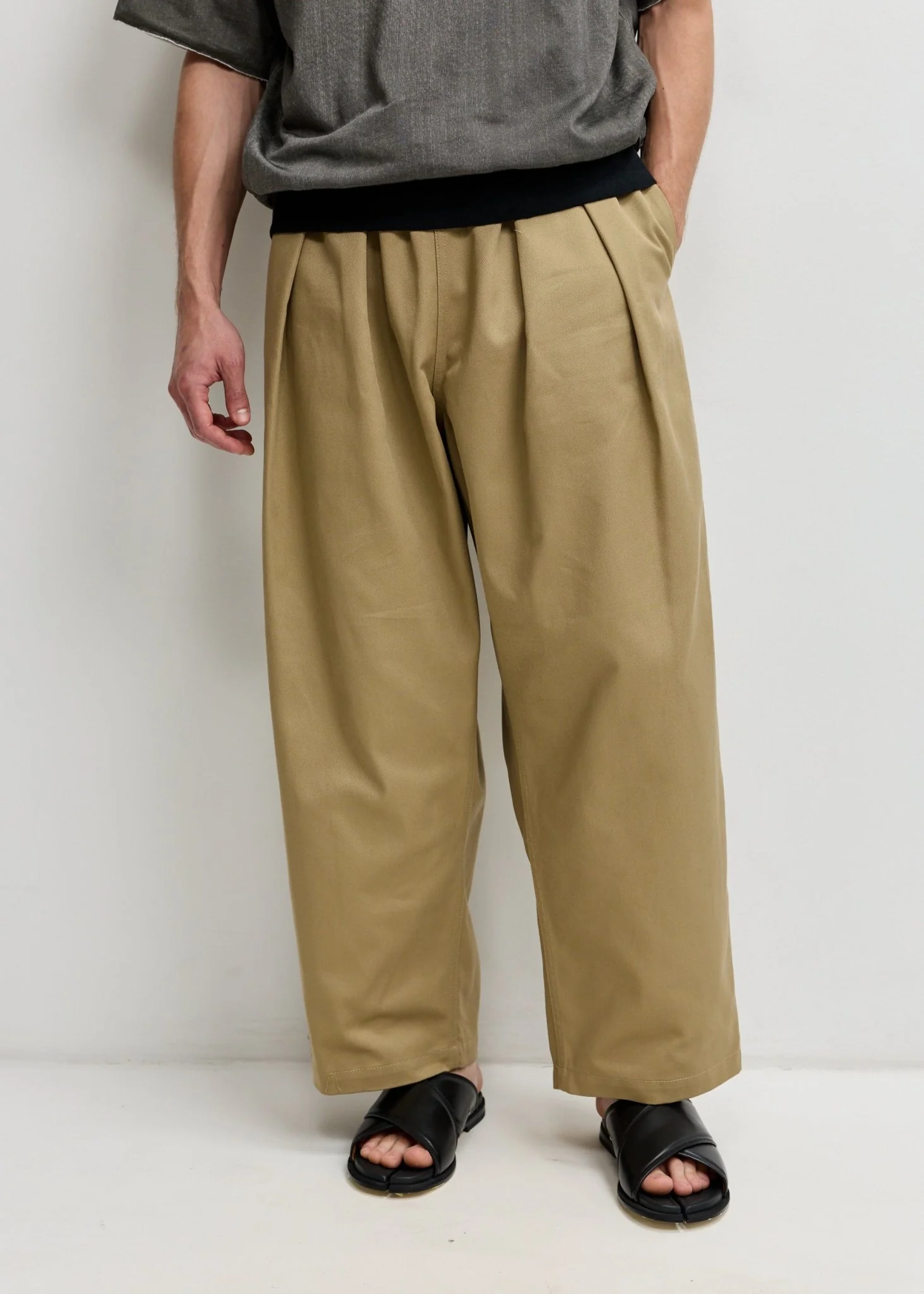 Dropped-Rise Cotton Trousers - Image 3