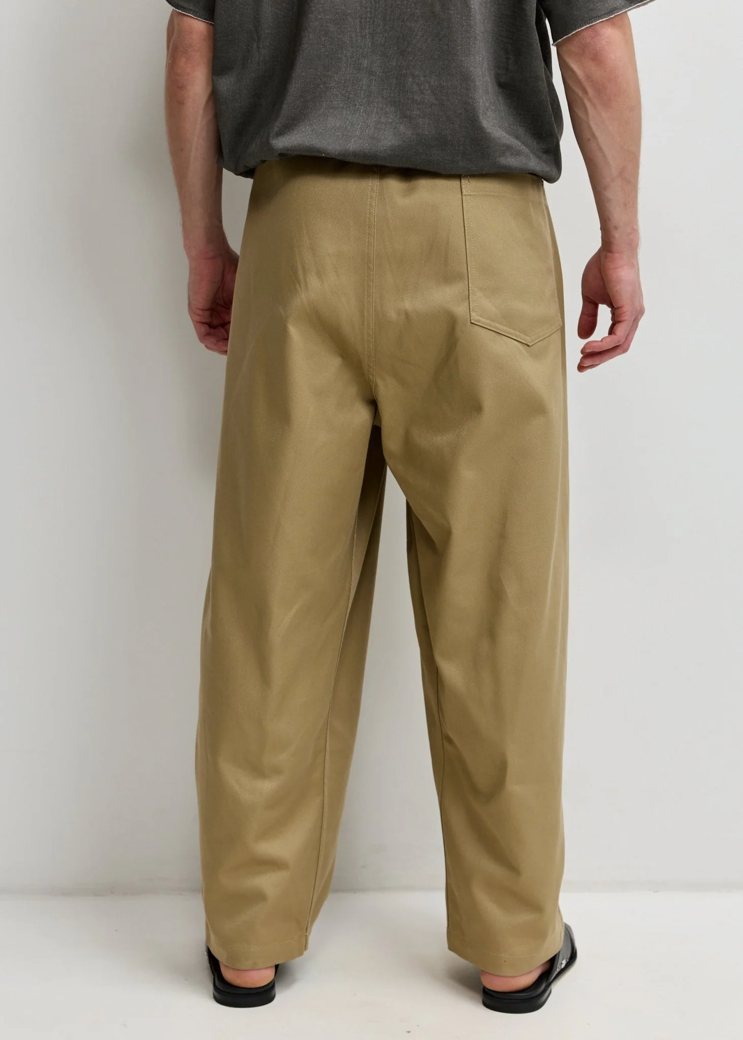 Dropped-Rise Cotton Trousers - Image 4