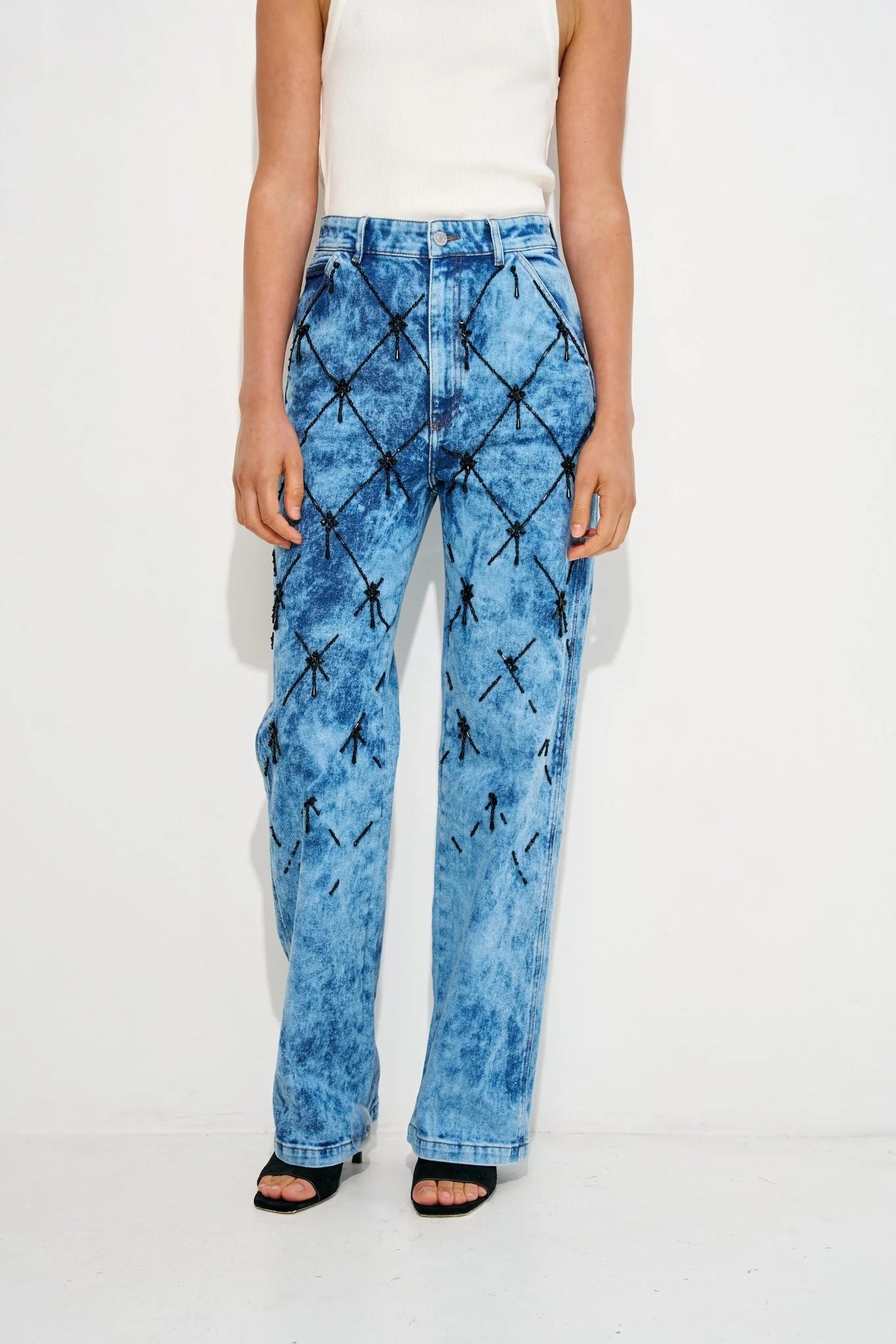 Embroidered Jeans - Image 3
