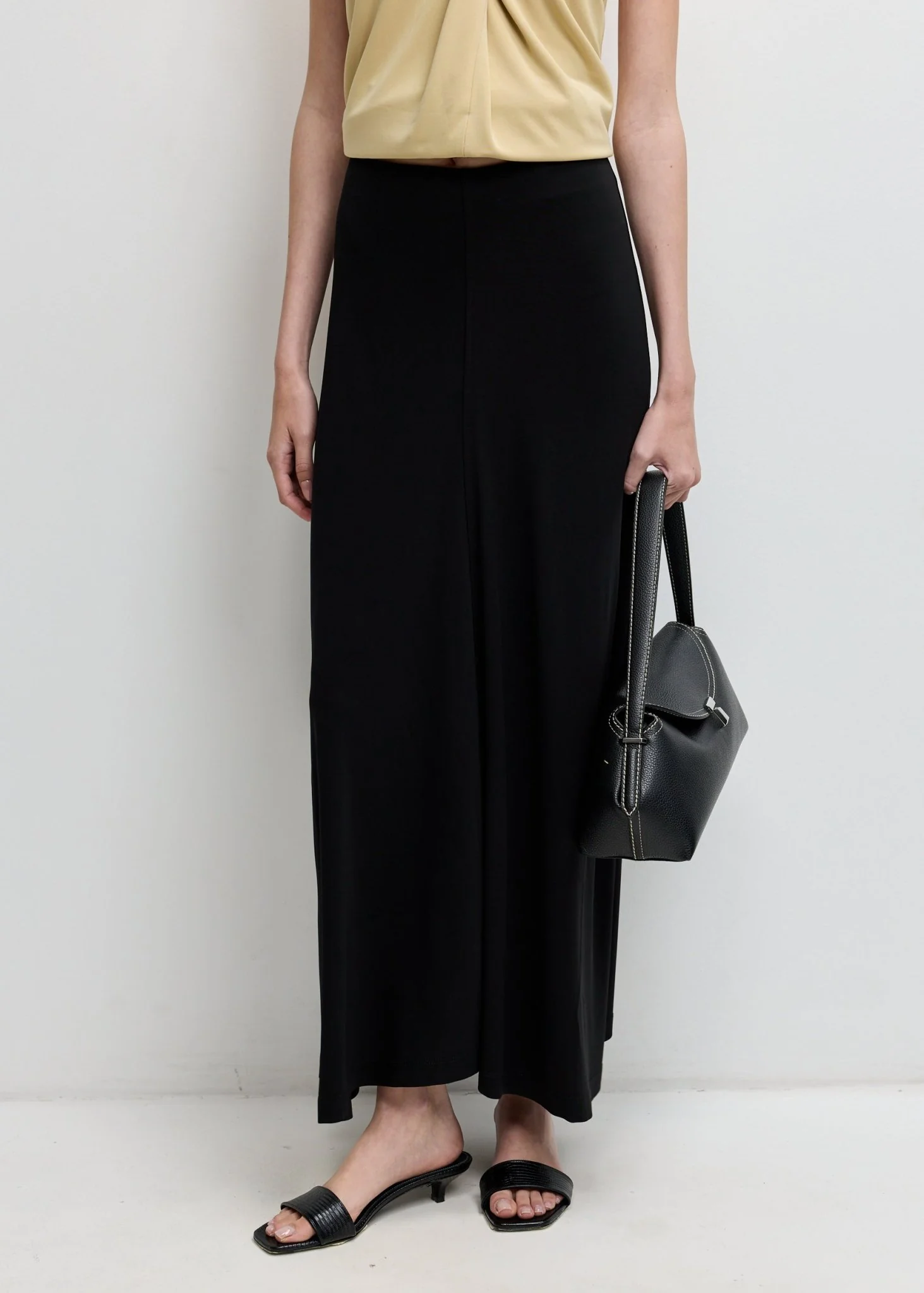 Flared Jersey Skirt - Image 3
