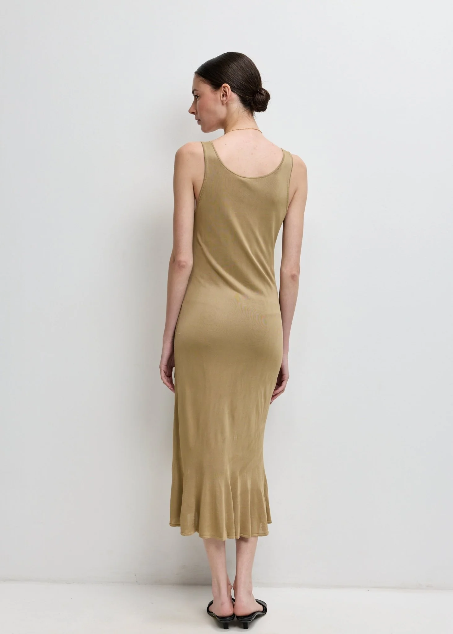 Fluted Hem Dress - Image 5