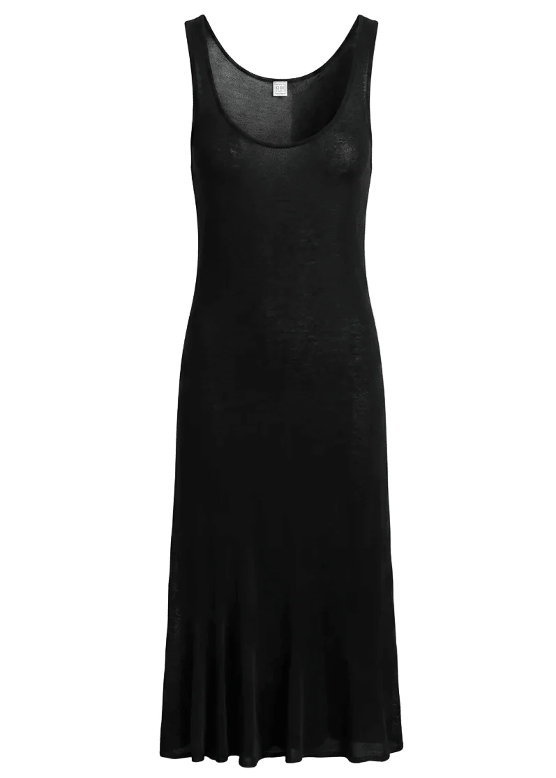 Fluted Hem Dress