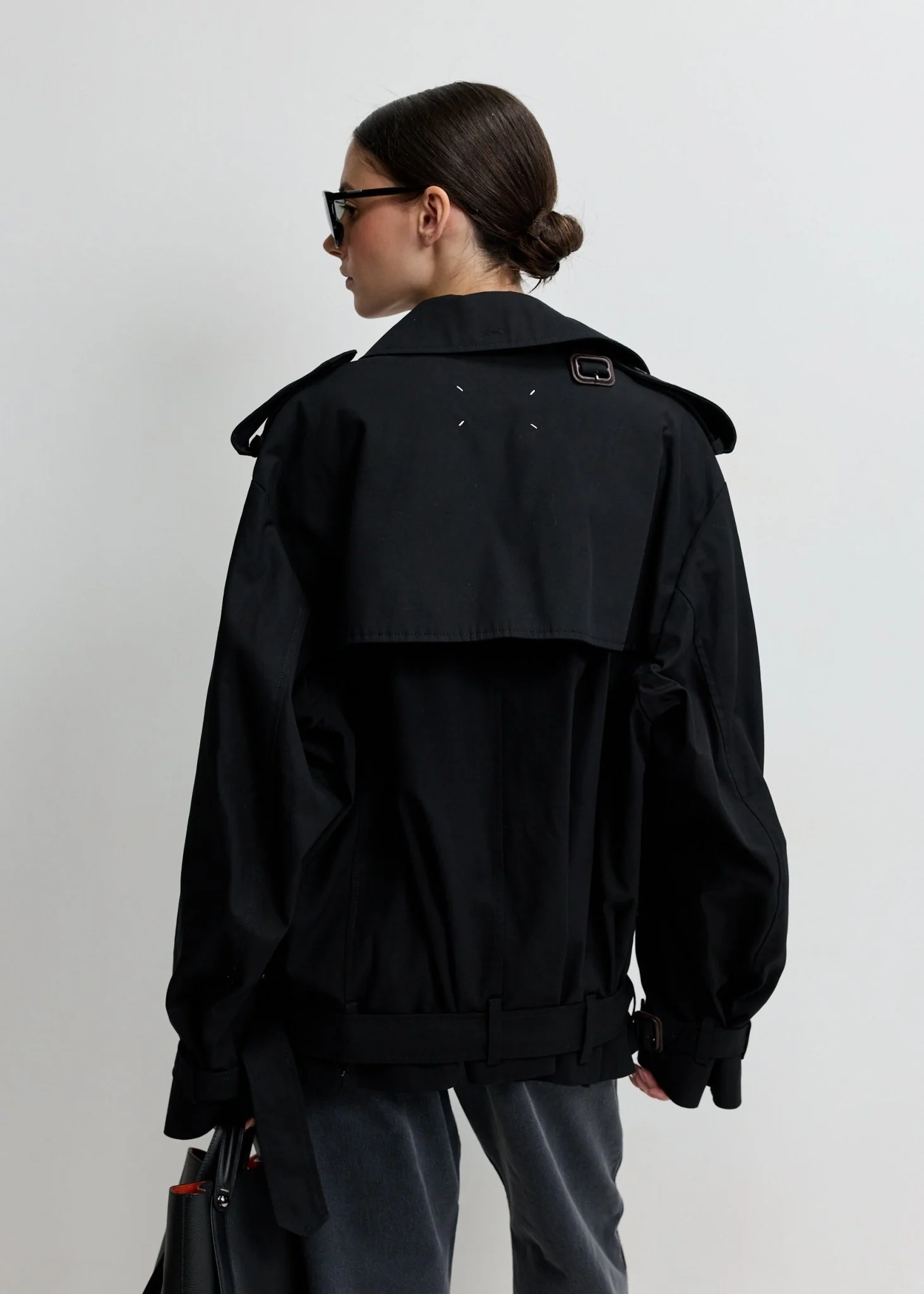 Folded Collar Cotton Caban - Image 5