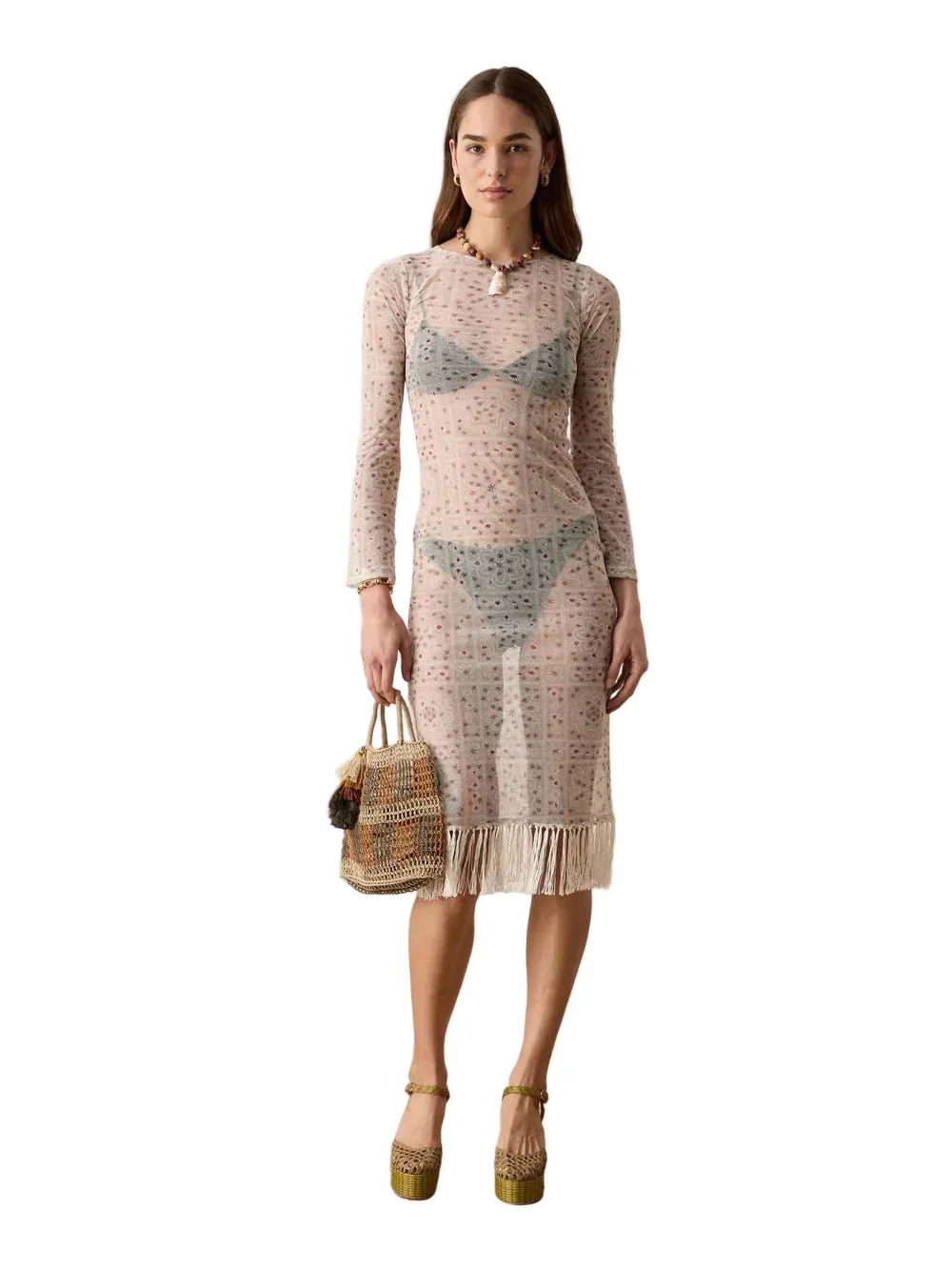 Folkora Long Sleeve Dress W - Image 2