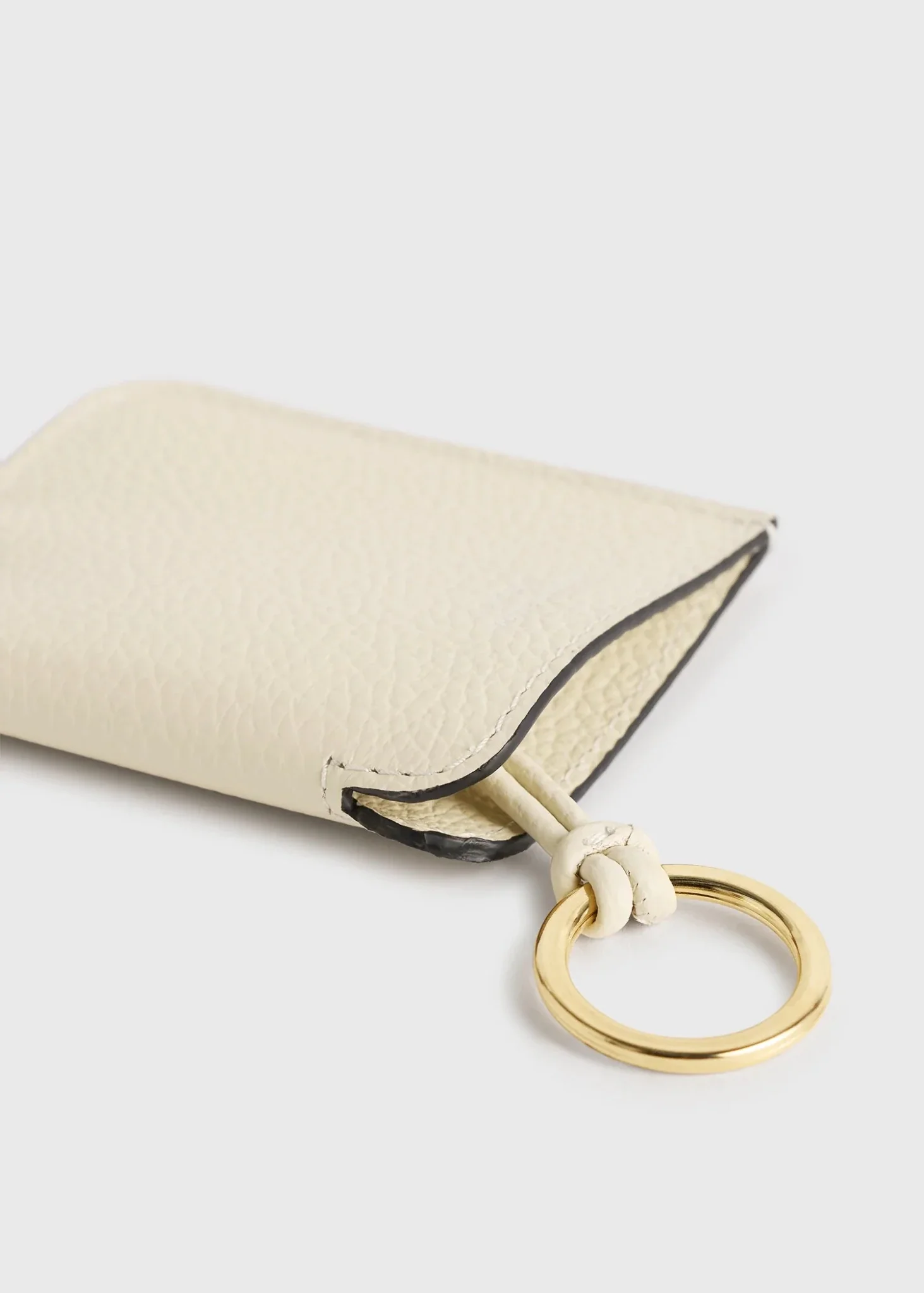 Grained-Leather Keyring - Image 3