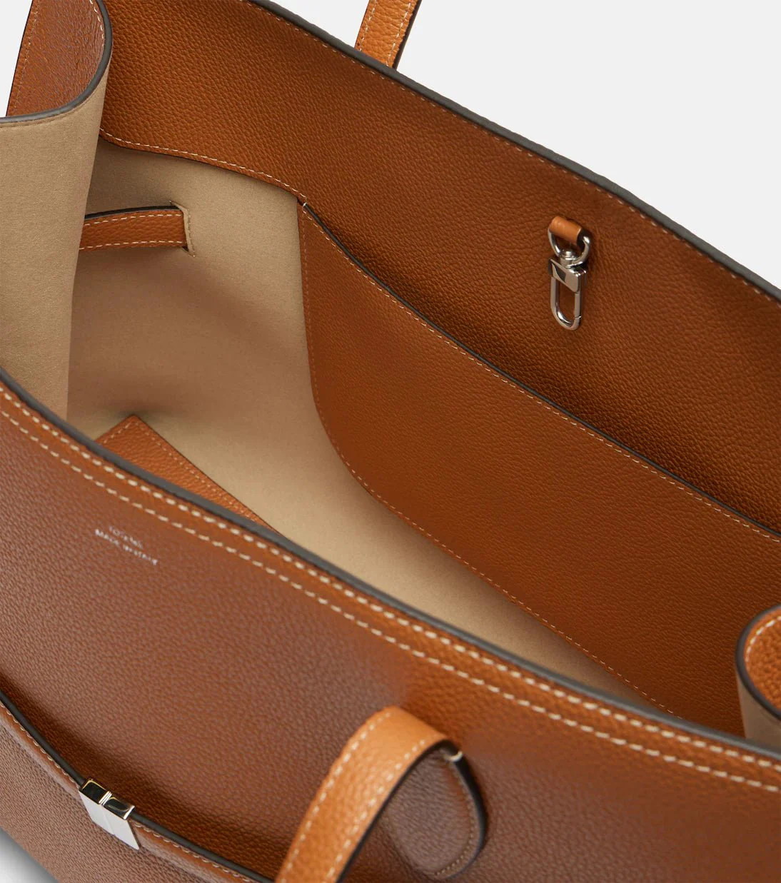 Grained-Leather Lounge Tote - Image 4