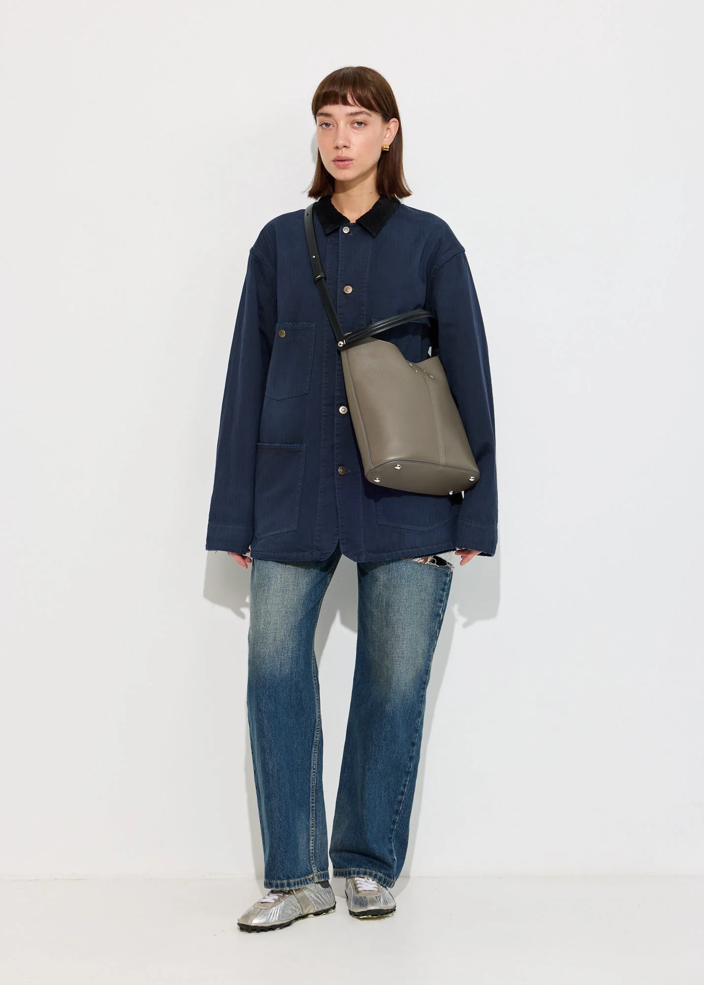 Herringbone Workwear Jacket - Image 2