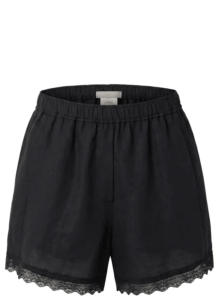 Lace Hem Shorts