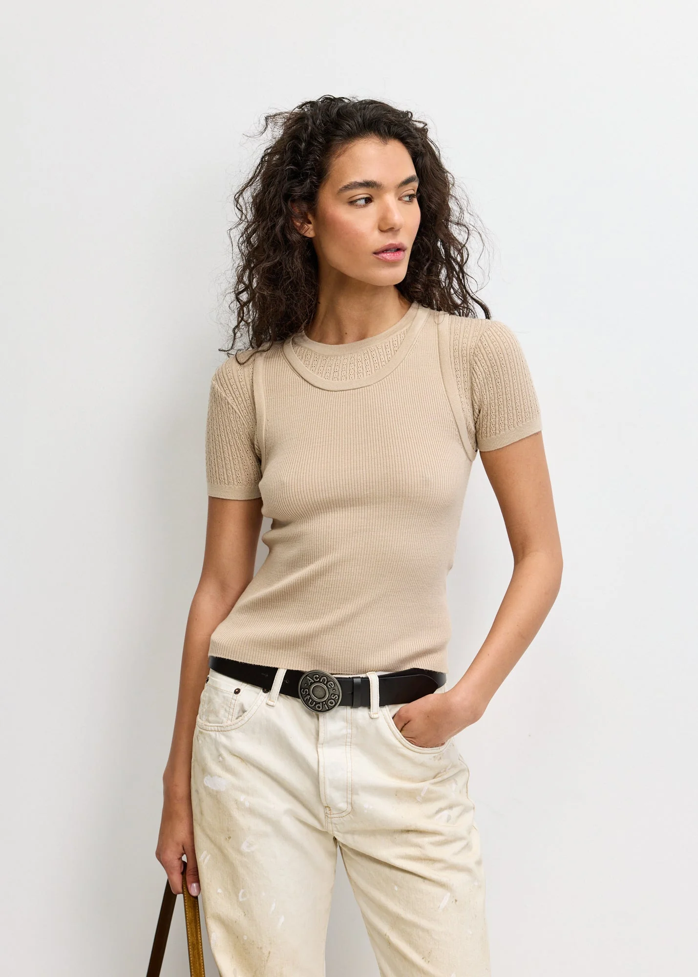 Layered Knit Top - Image 3