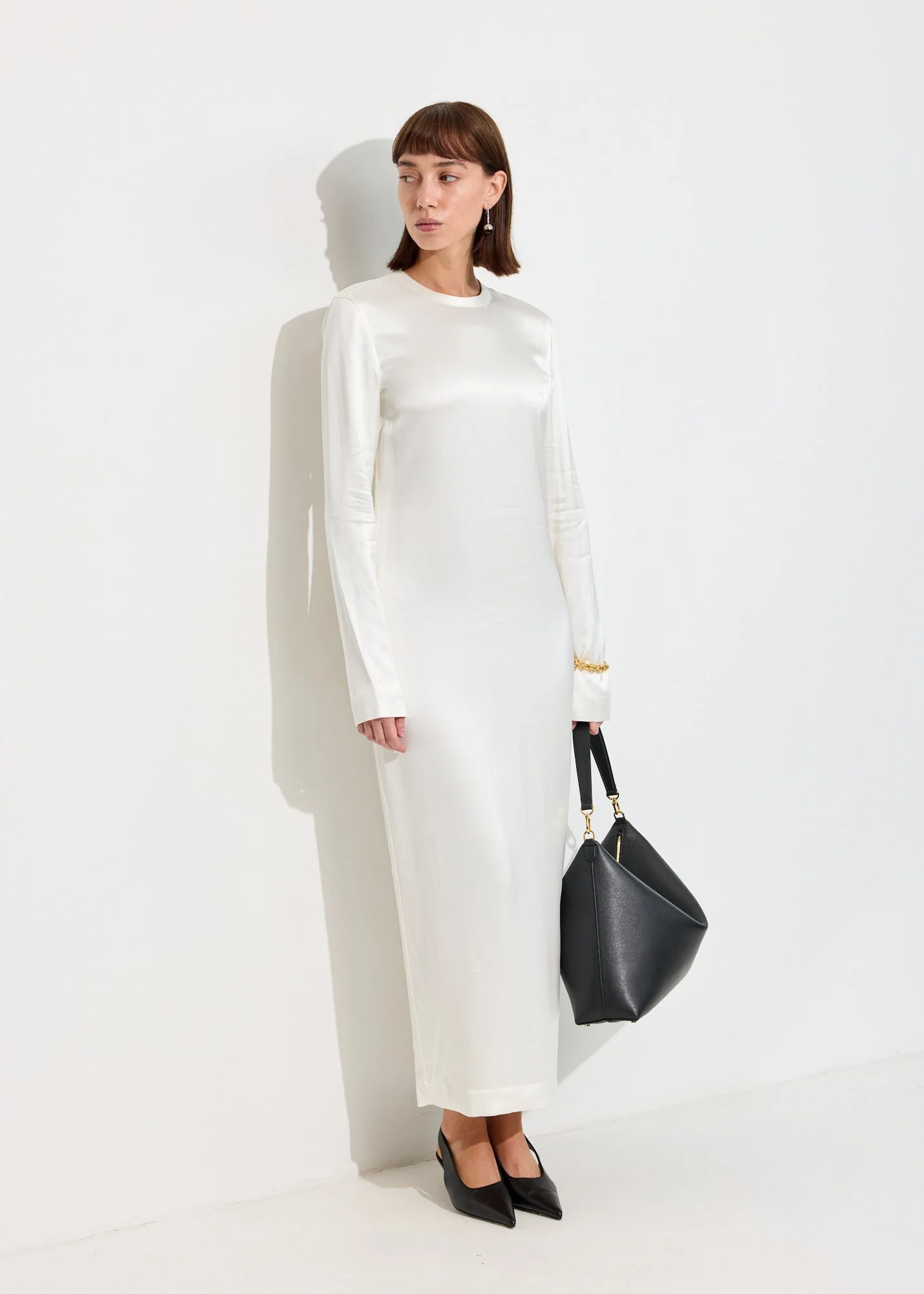 Long Satin Dress - Image 3