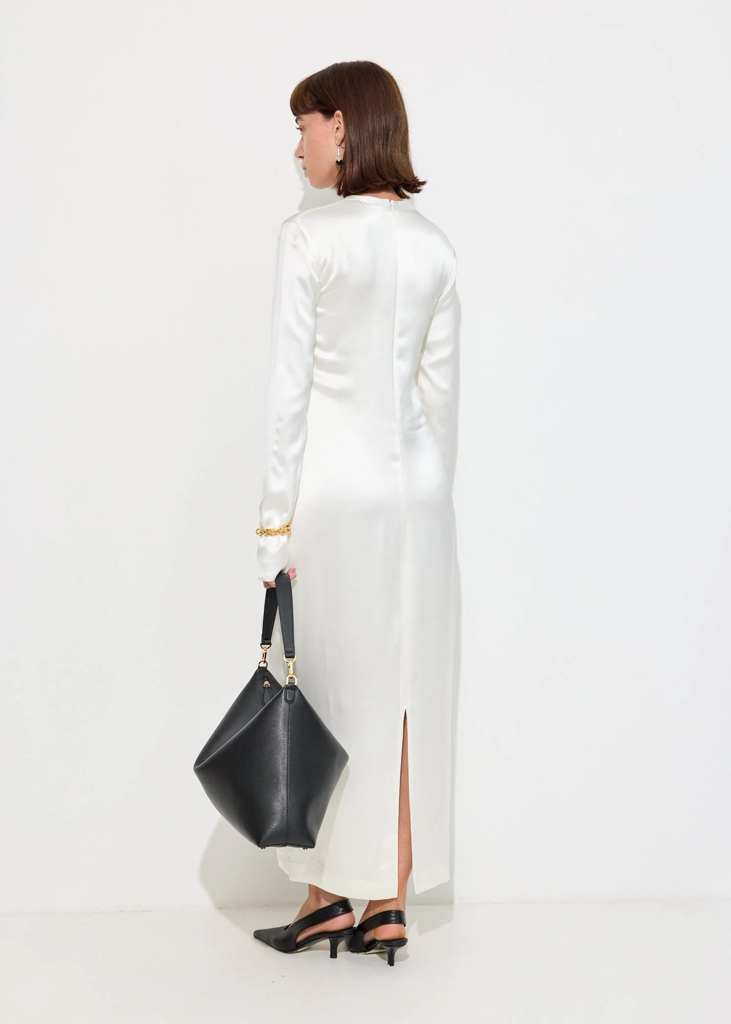 Long Satin Dress - Image 4
