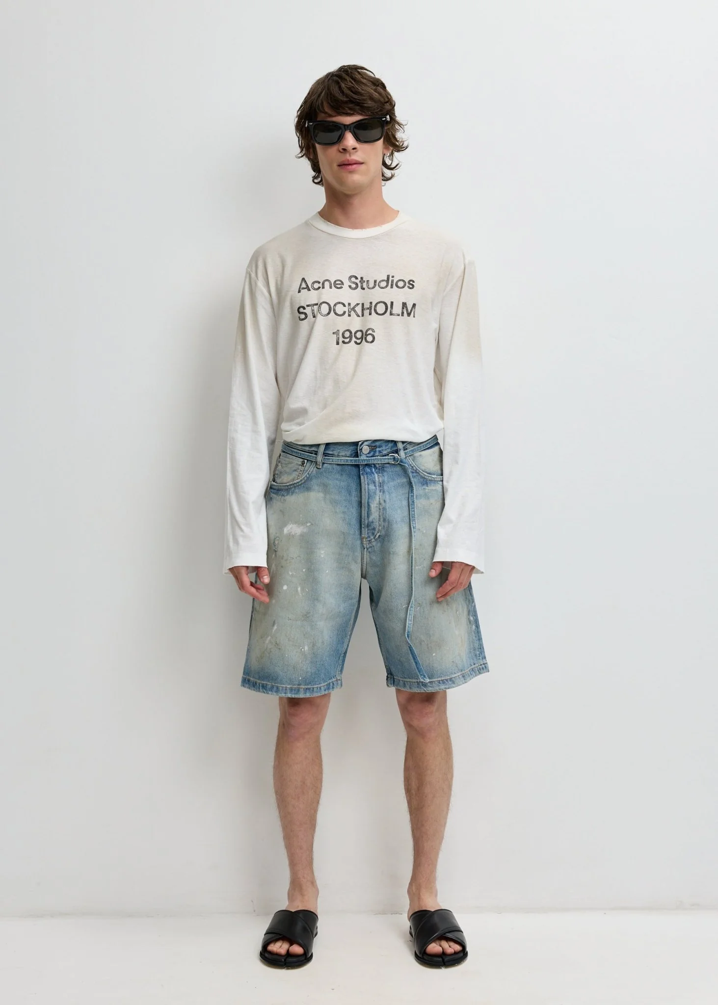 Loose Fit Denim Shorts - Image 2