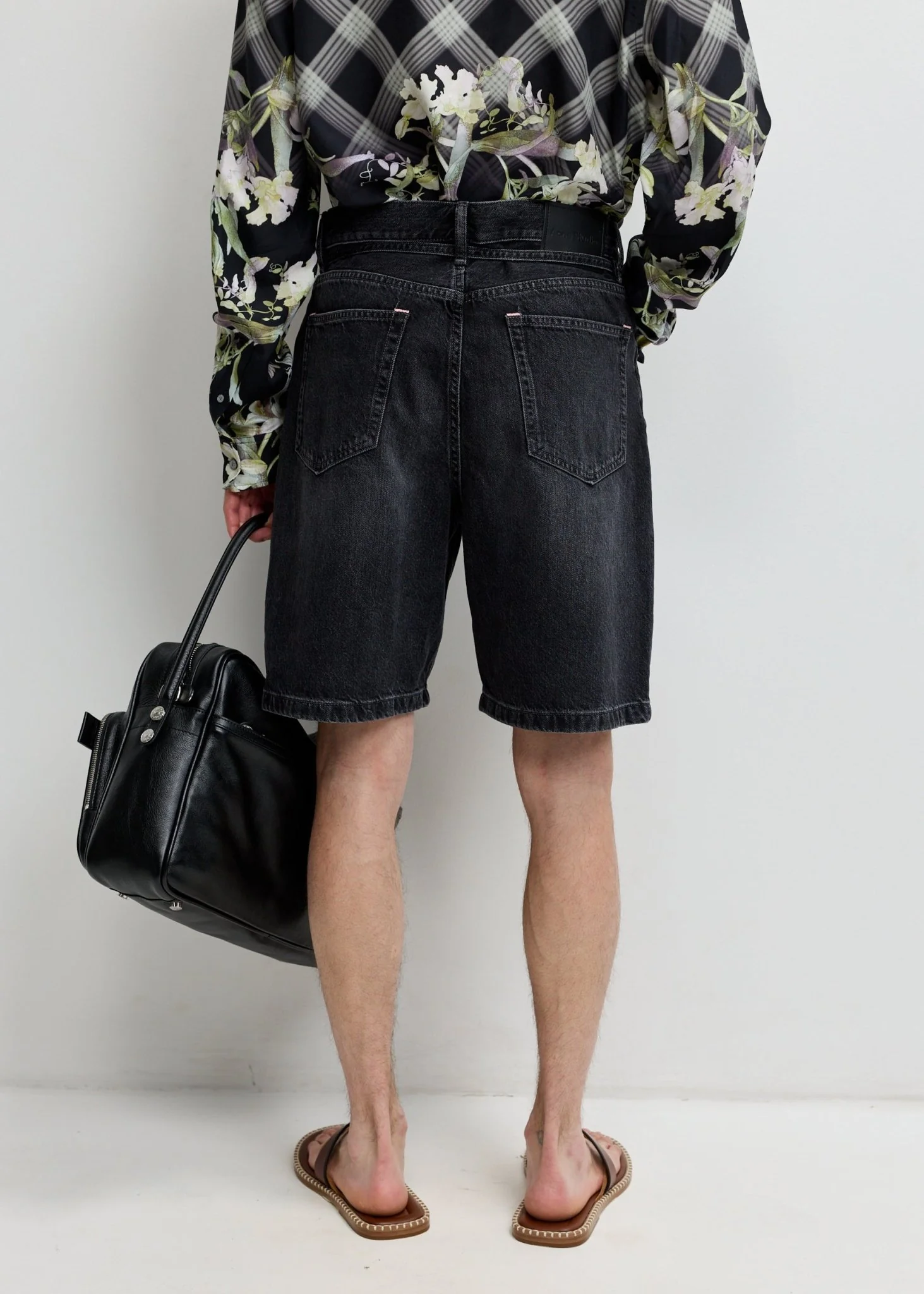 Loose Fit Denim Shorts - Image 5