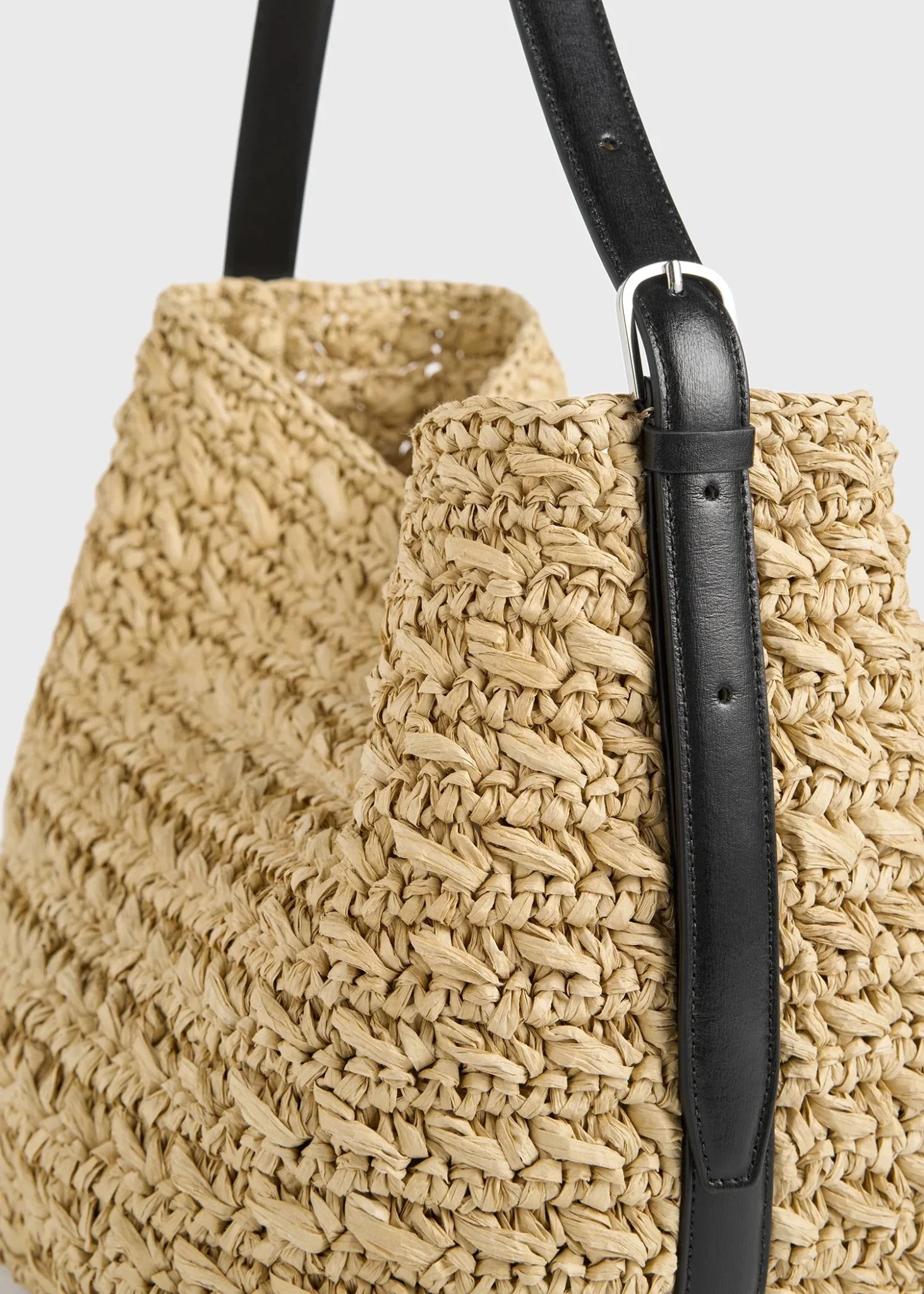 Medium Belted Paper Tote - Image 3