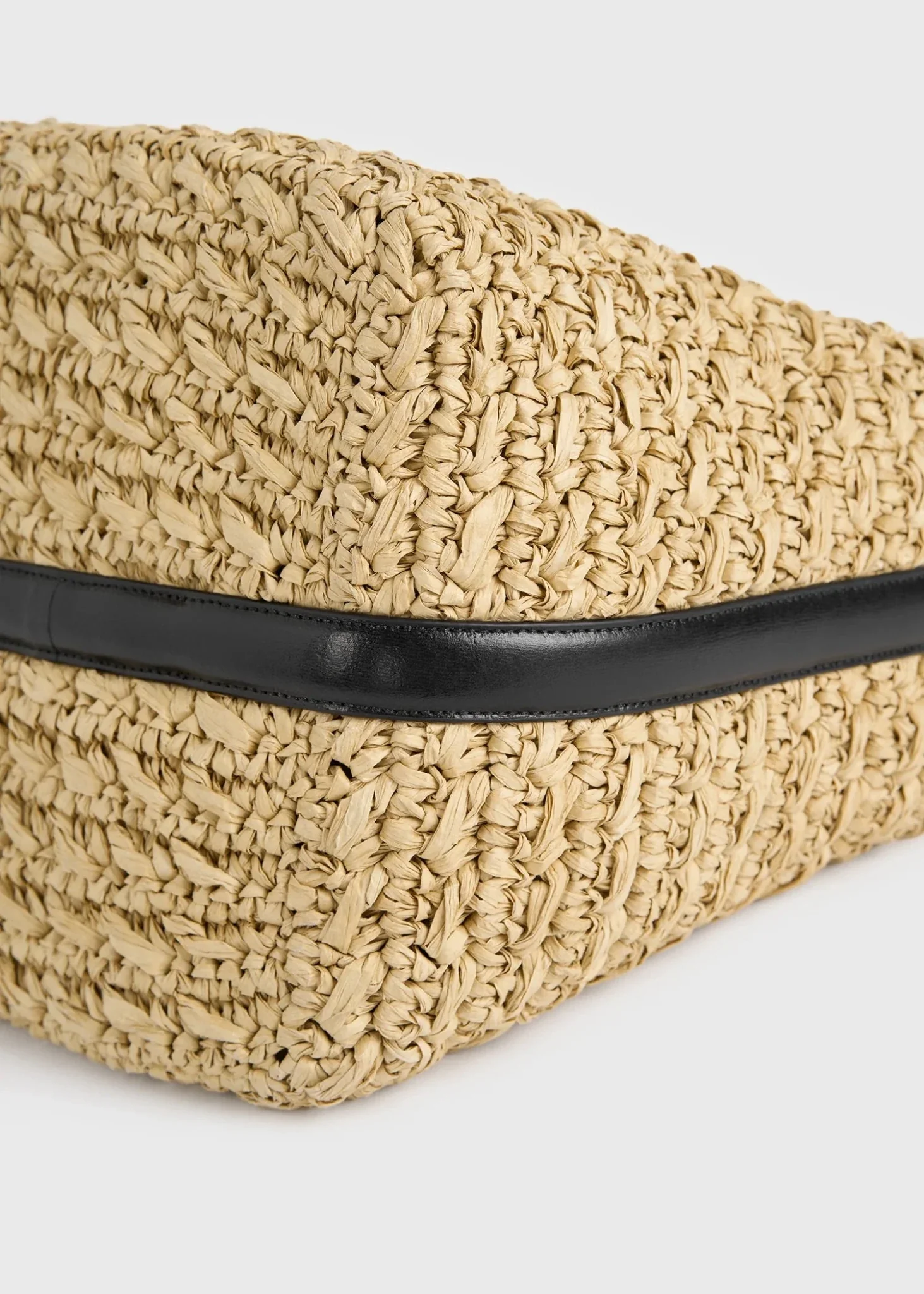 Medium Belted Paper Tote - Image 4