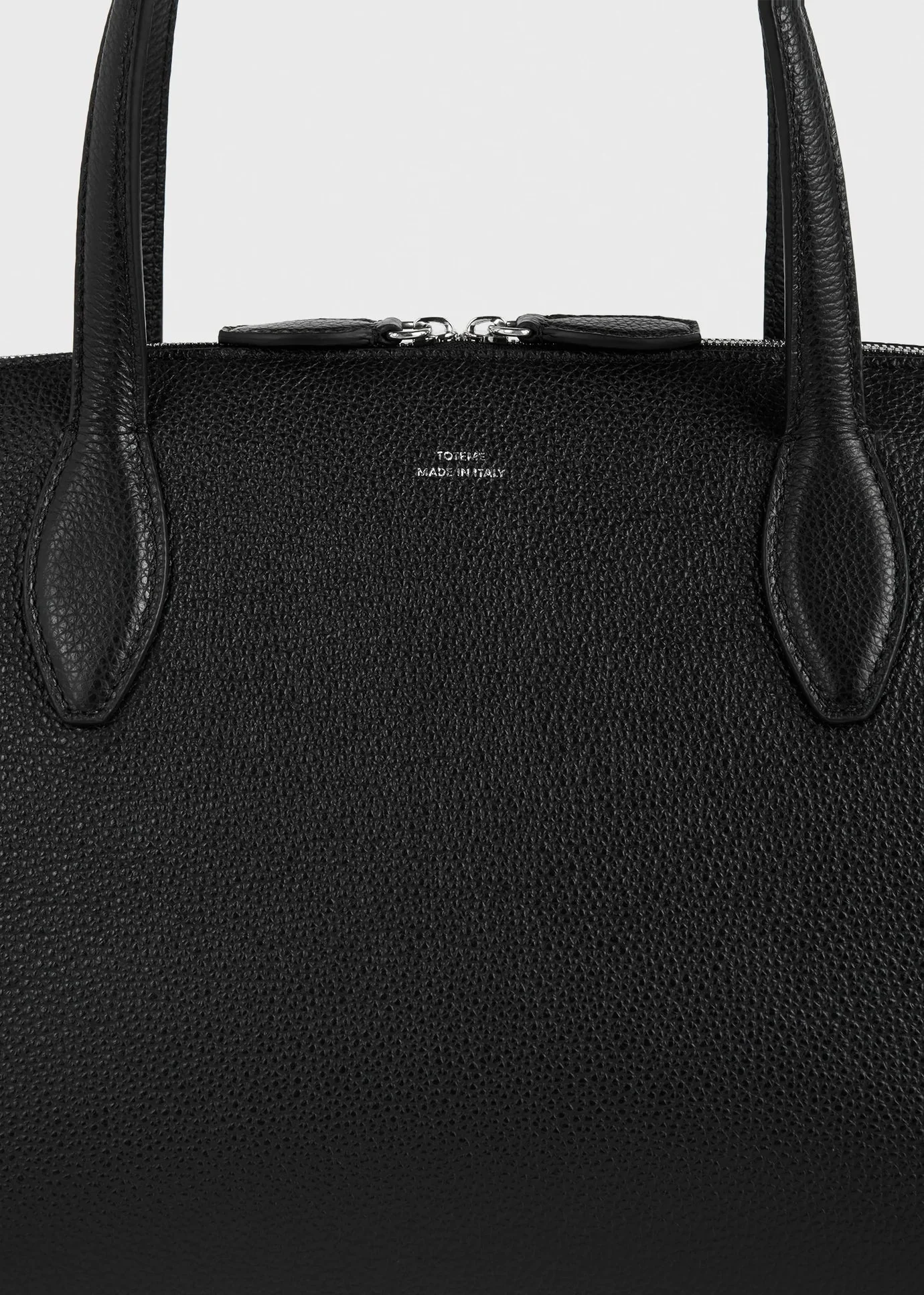 Medium Grained-Leather Day Tote - Image 4