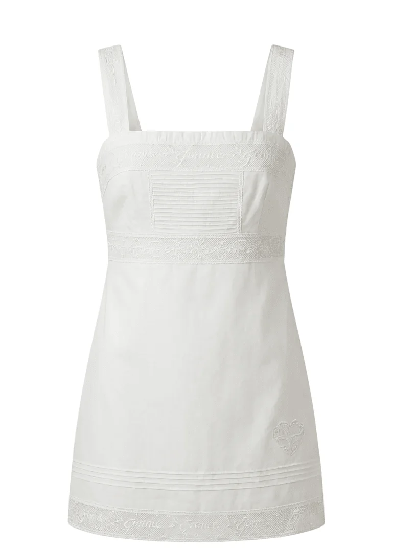 Mini Lace Slip Dress
