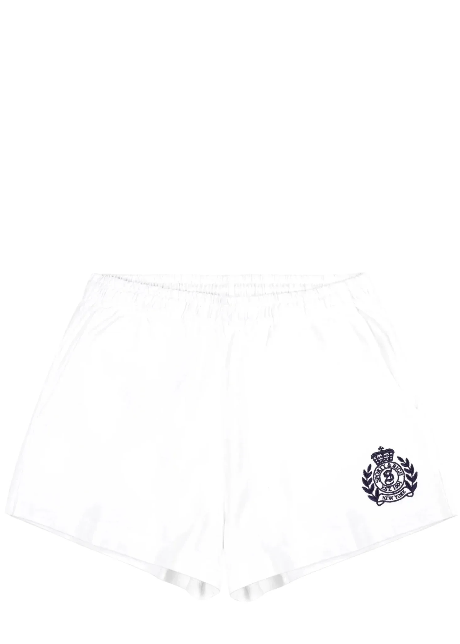 NY Crest Embroidered Disco Short