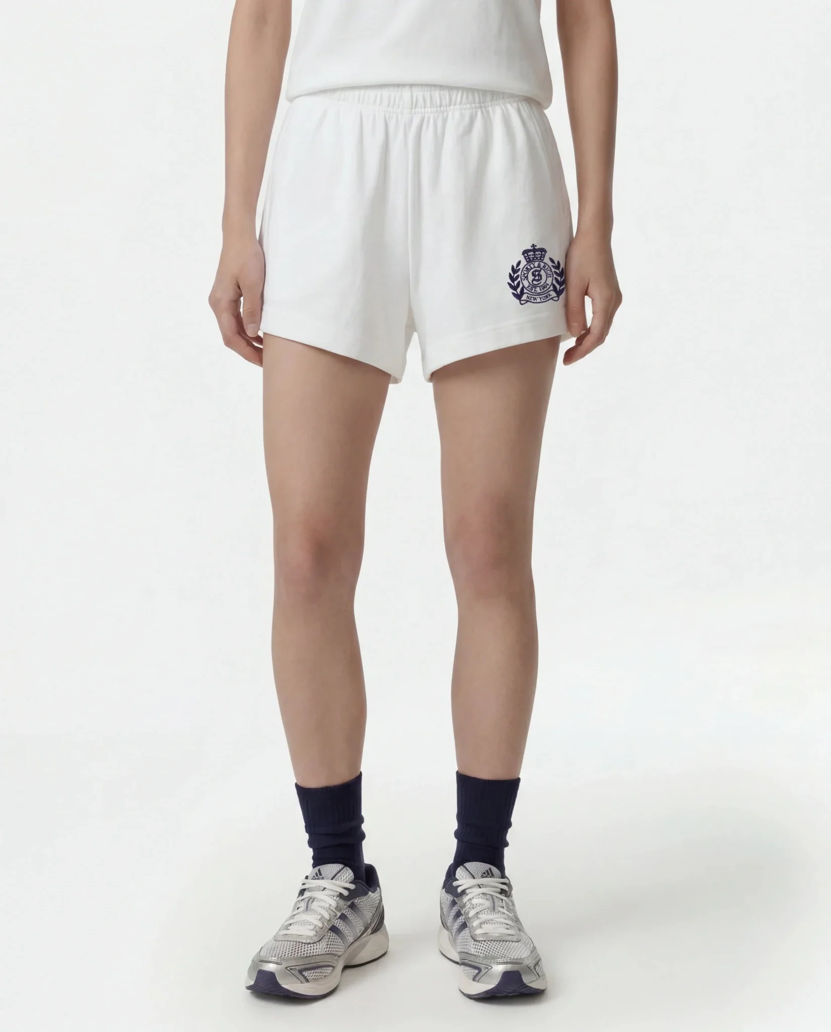 NY Crest Embroidered Disco Short - Image 3