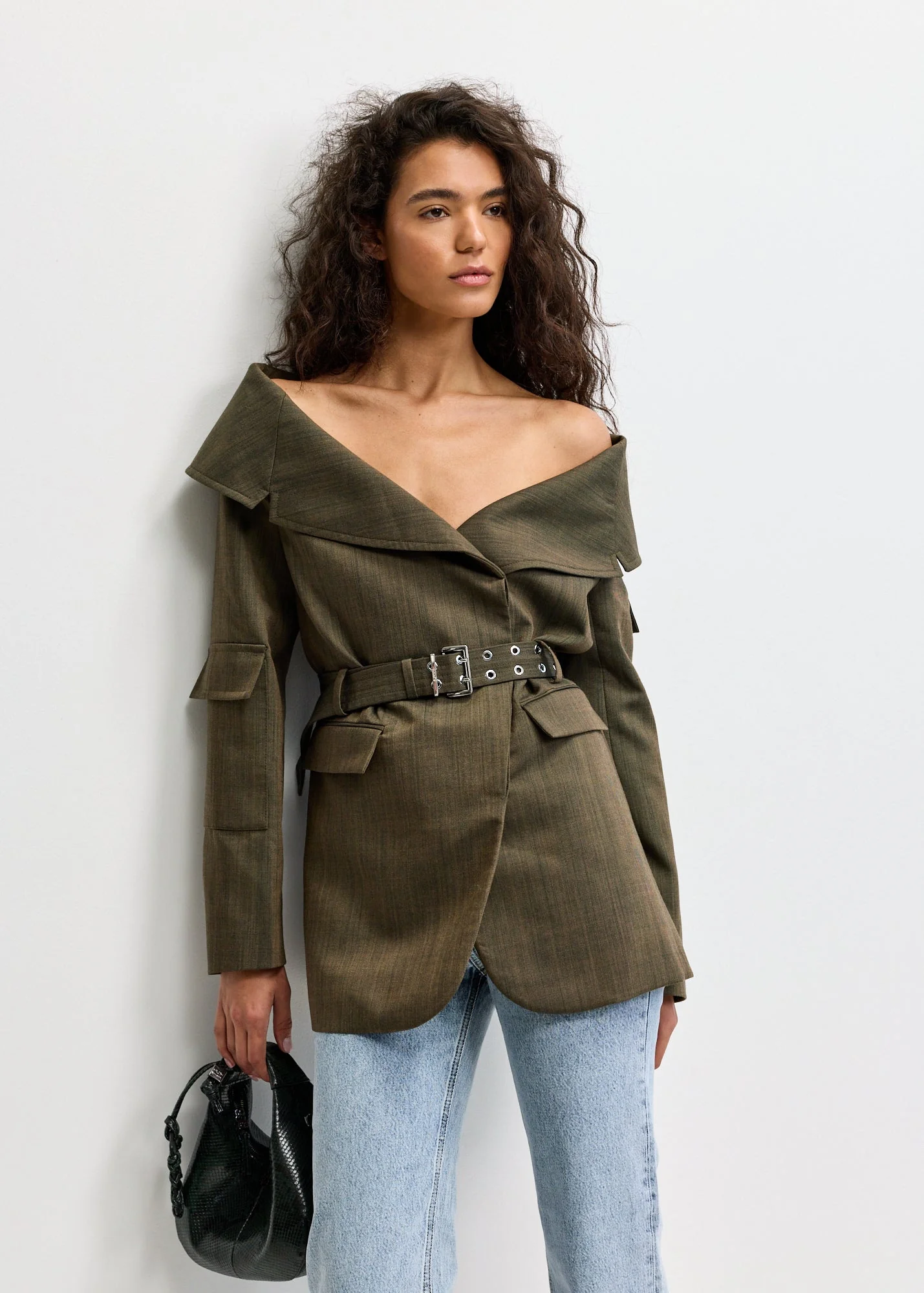 Open Collar Blazer - Image 3