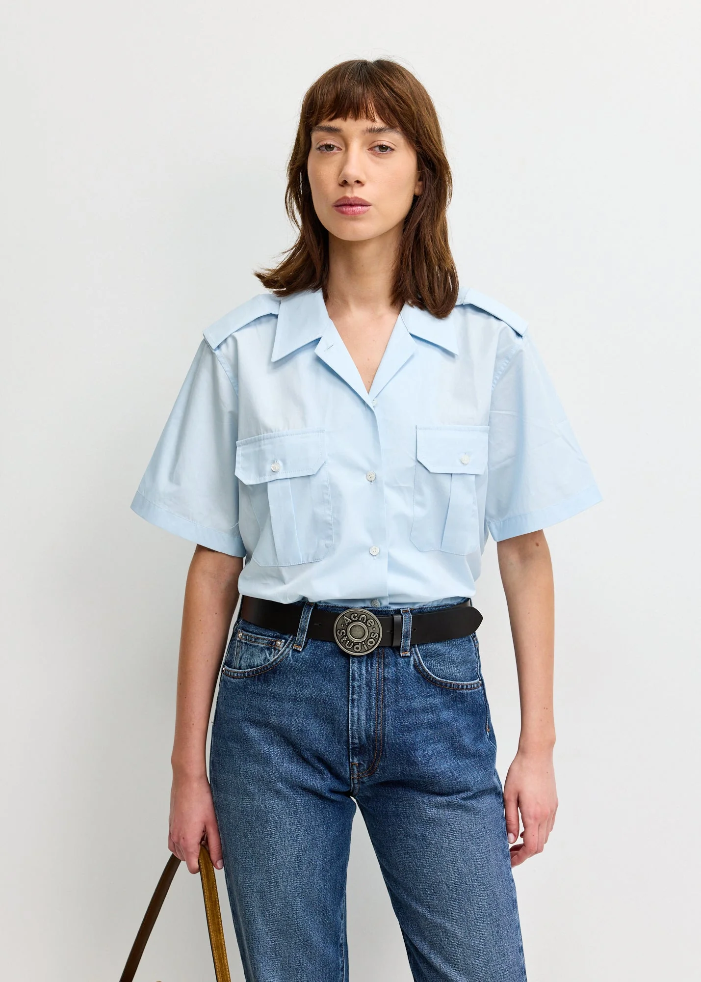 Poplin Button-Up Shirt - Image 3
