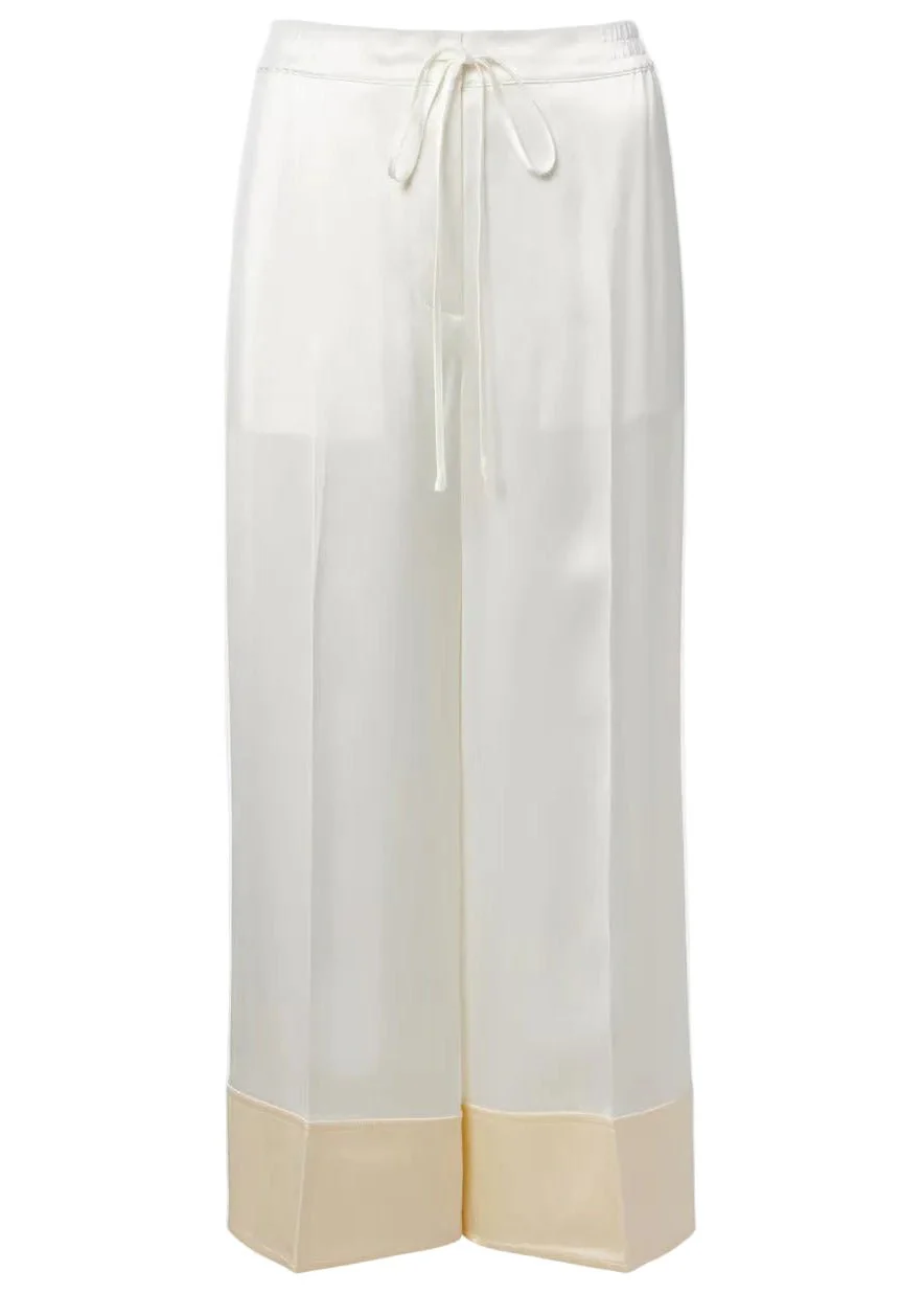 Satin Drawstring Trousers
