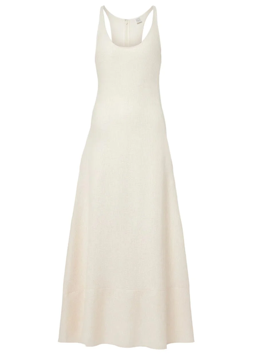 Sculpted Cotton Dress
