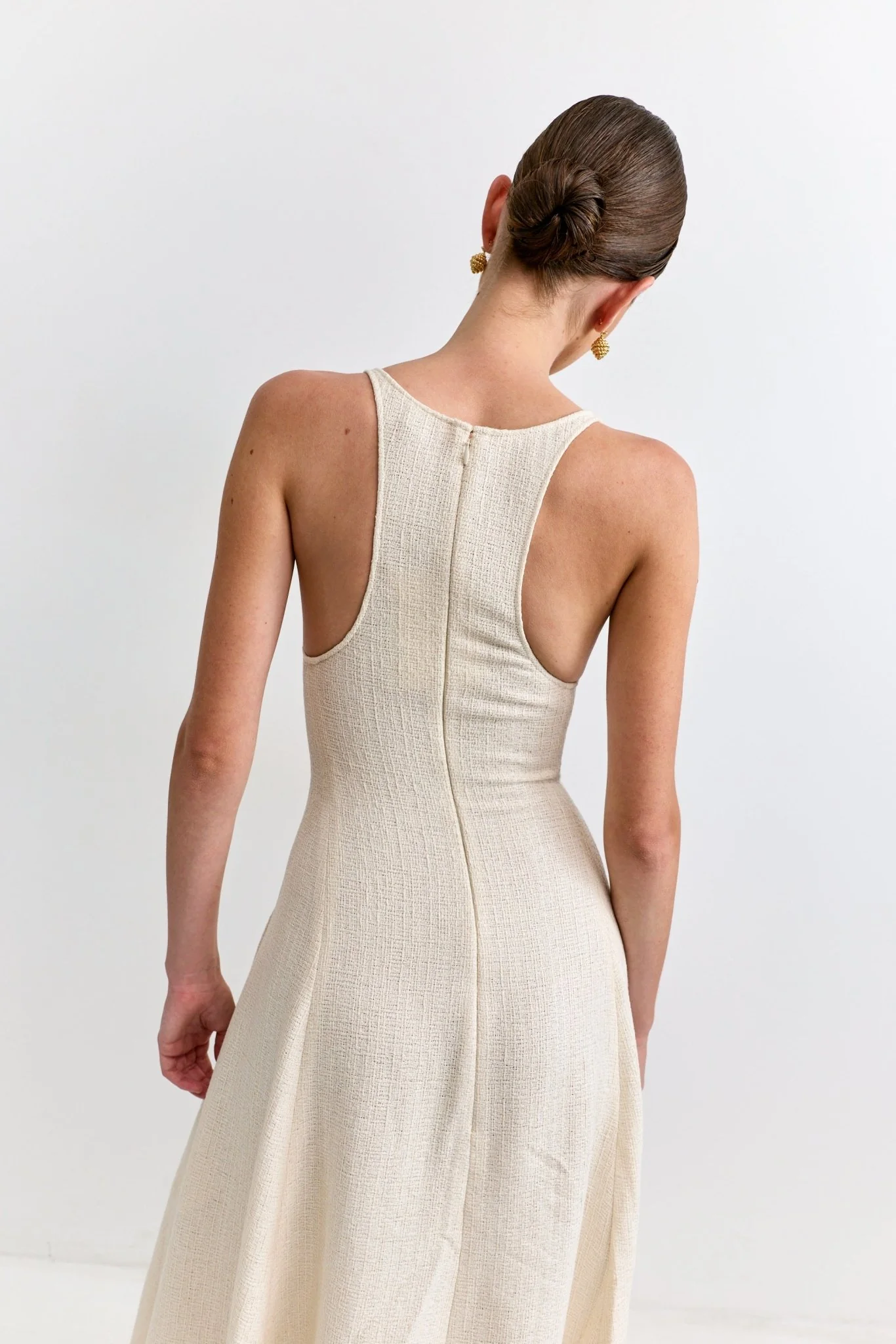Sculpted Cotton Dress - Image 2